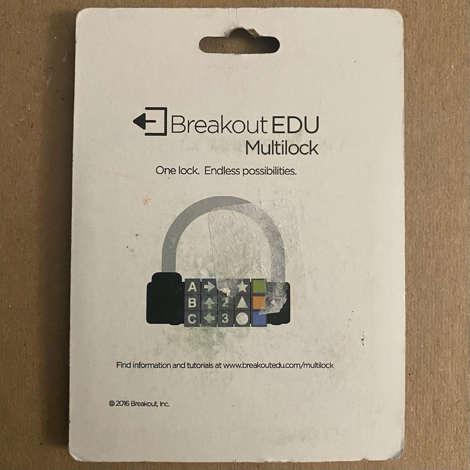 Breakout EDU Shape Wheels Expansion Replacement for Multilock New