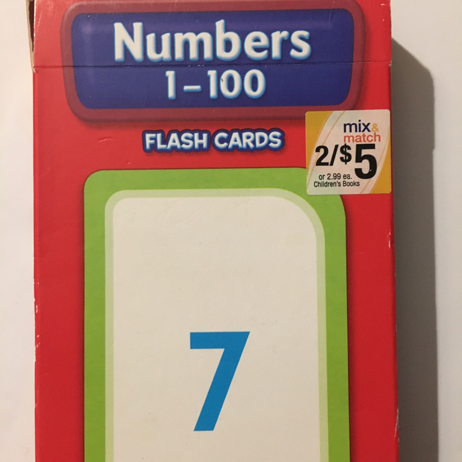 School Zone Number And Sight Words Flashcard Packs SEE DESCRIPTION