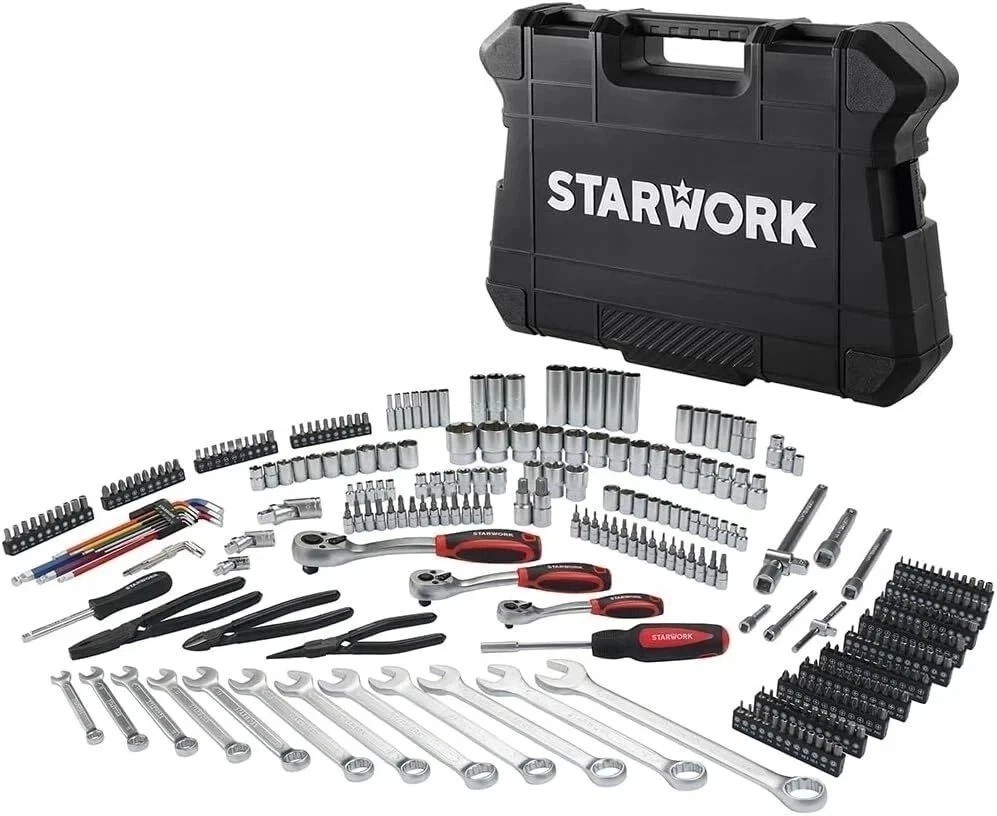 TRUE MECHANIC™ 314-Piece Mechanics Tool Set and Socket Set, Professional Metric