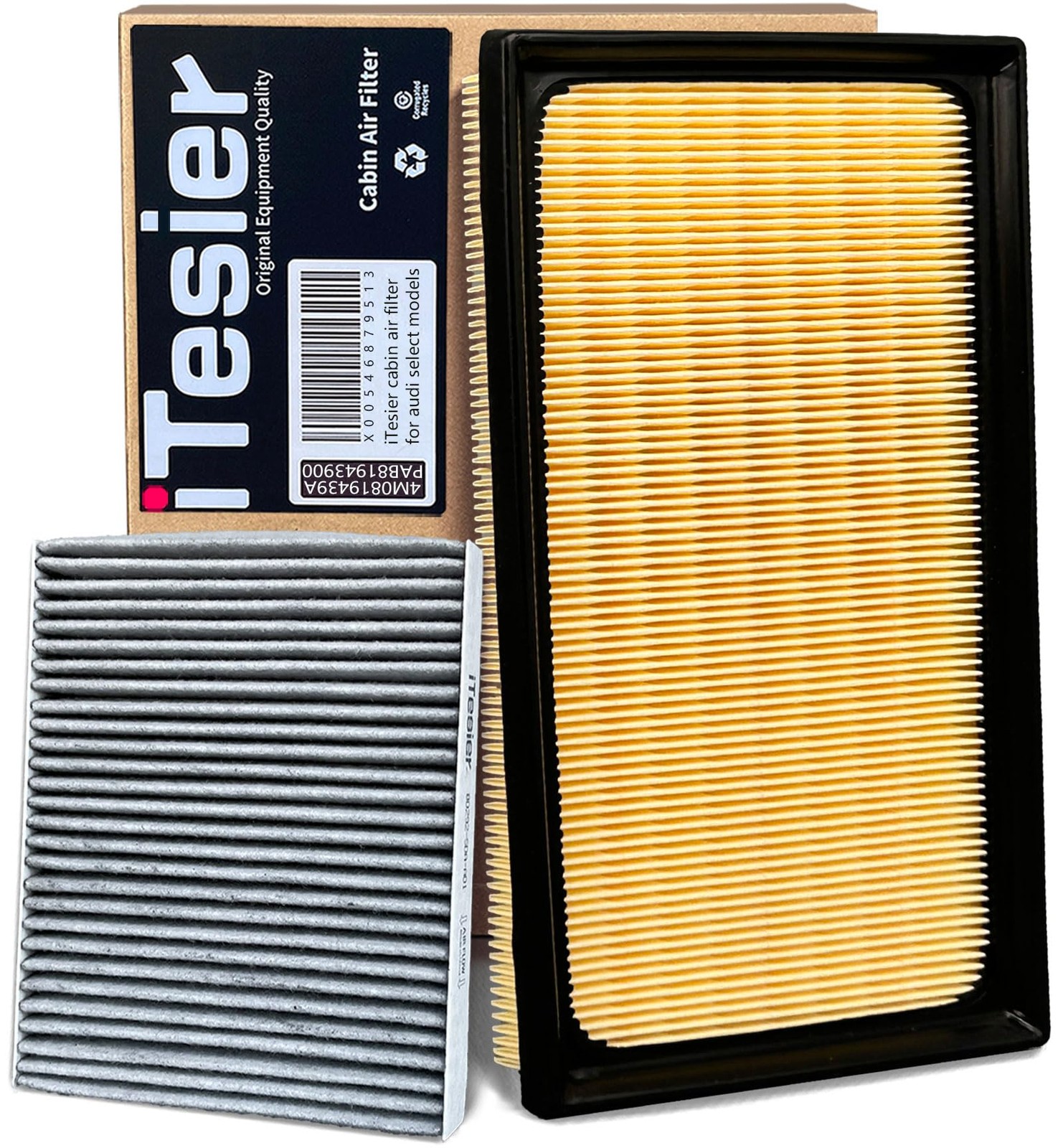 ITESIER Cabin Engine Air Filter Kit for 2020-2025 Corolla (NOT FOR HYBRID),…