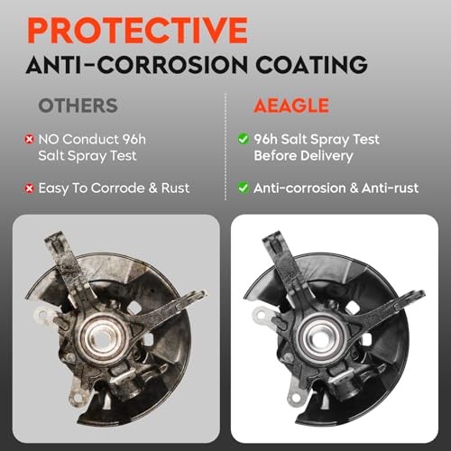 Front Right Steering Knuckle & Wheel Bearing Hub Assembly for Honda Civic 2012