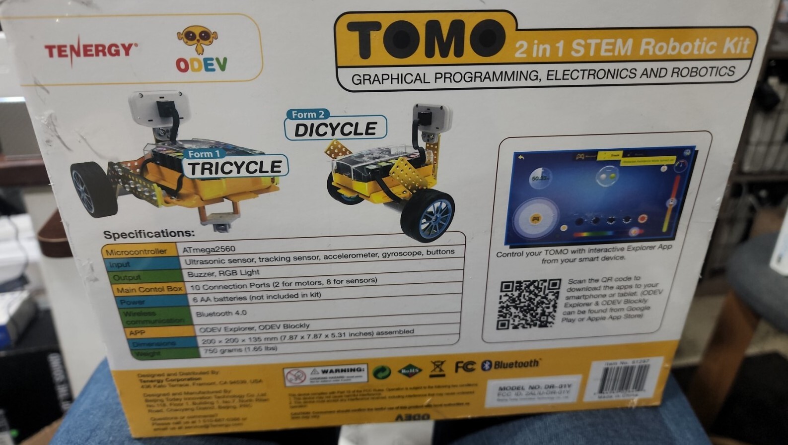 Sealed! Tomo STEM Robot 2-in-1 Educational Robotic Kit Kids Building DIY Set