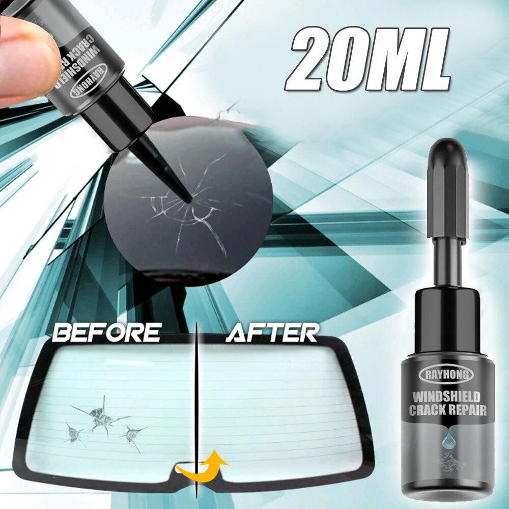 Automotive Car Windshield Glass Nano Repair Fluid Fix Kit Resin Chip Crack Tool