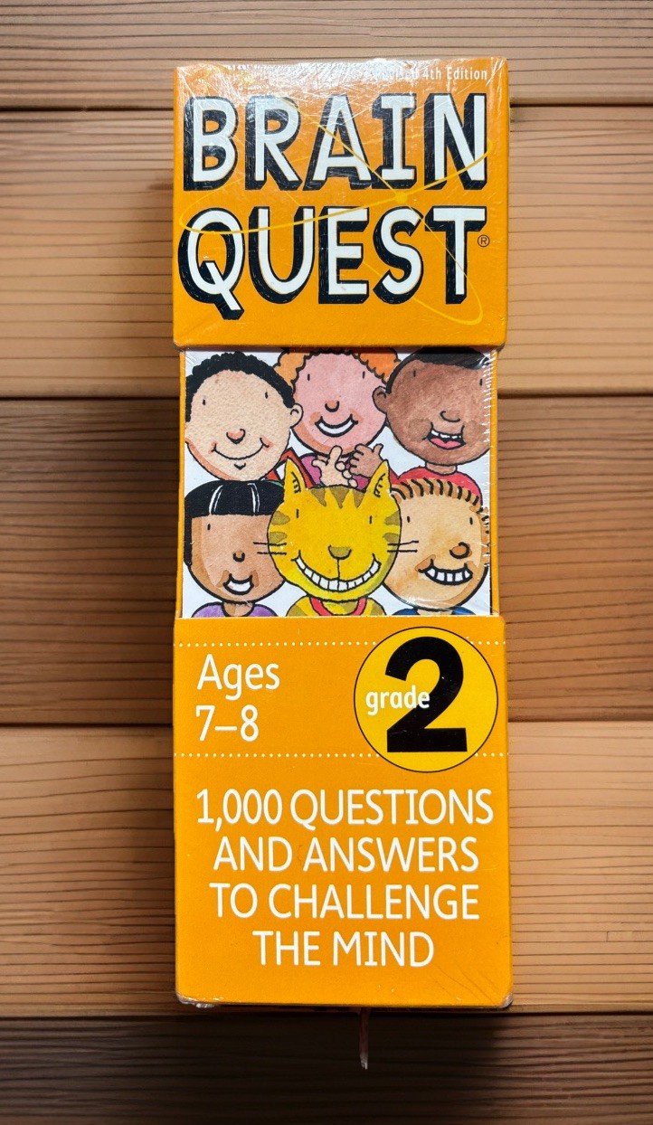 BRAIN QUEST Grade 2 , 7-8 Yrs 1,000 Questions, Answers To Challenge The Mind