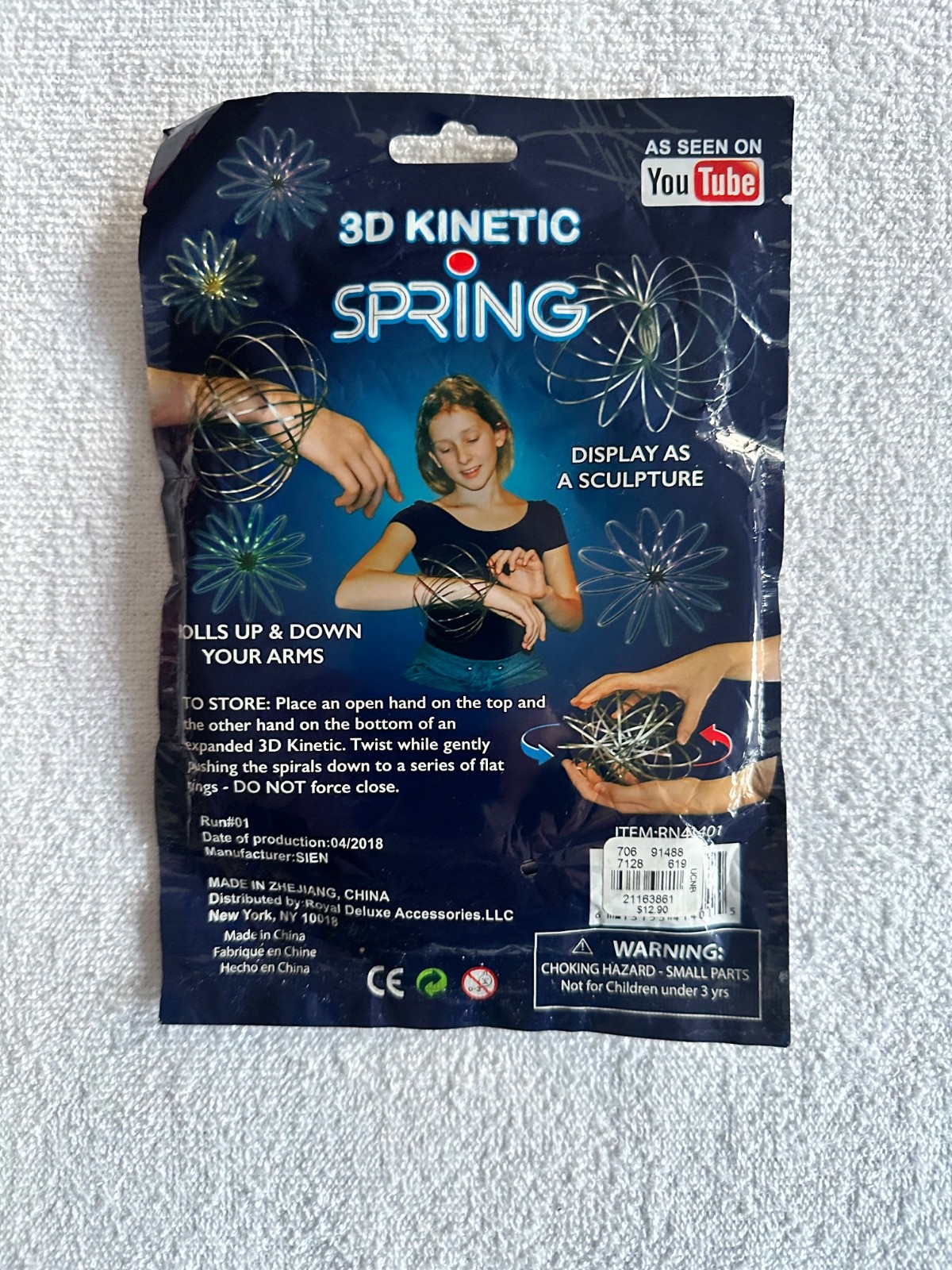 Digital Energy Kinetic Educational Spring Flow Ring Toy-Interactive 3D Shaped