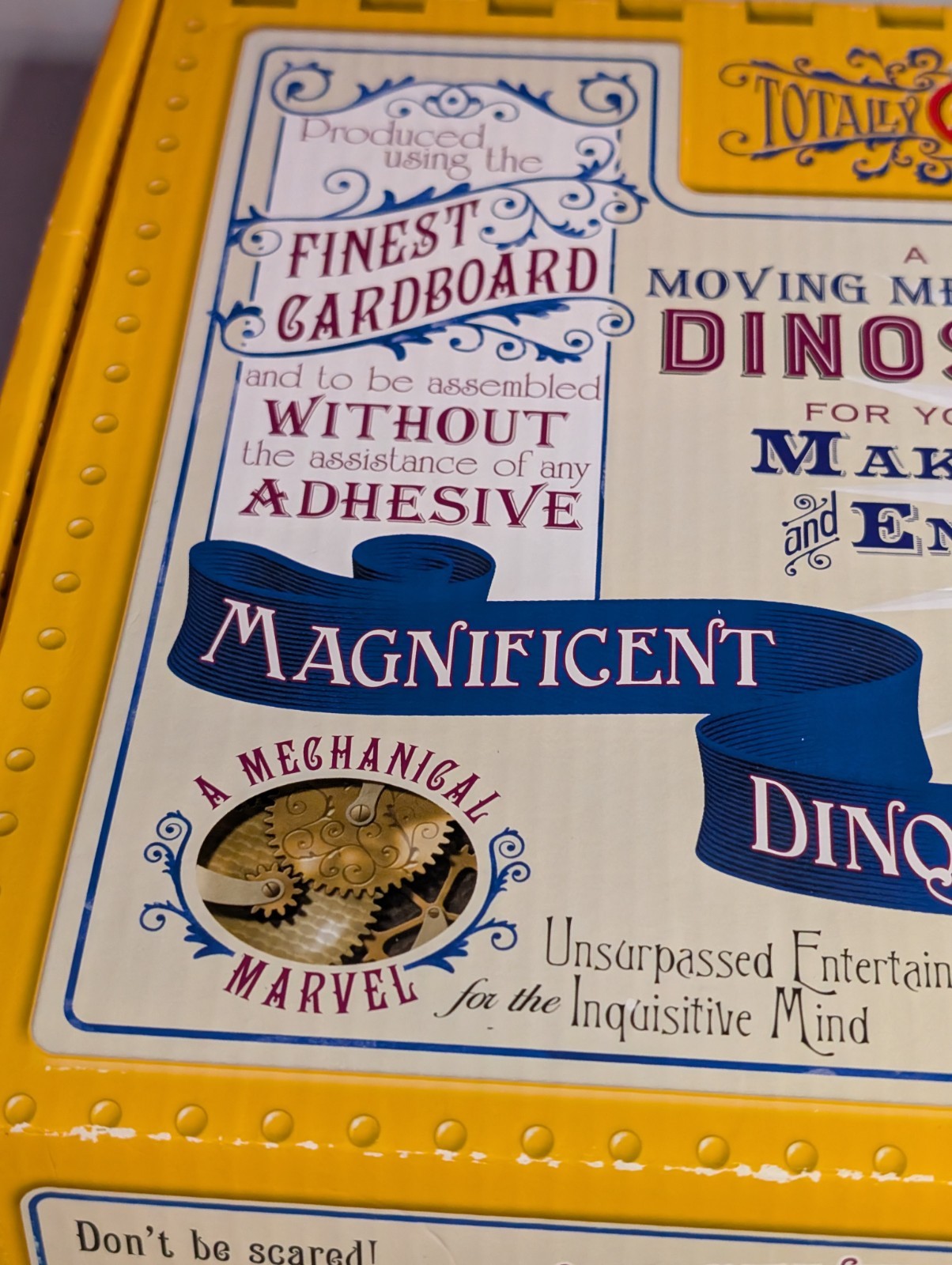Totally Clueless Magnificent Dinosaur Machine Moving Mechanical Kit