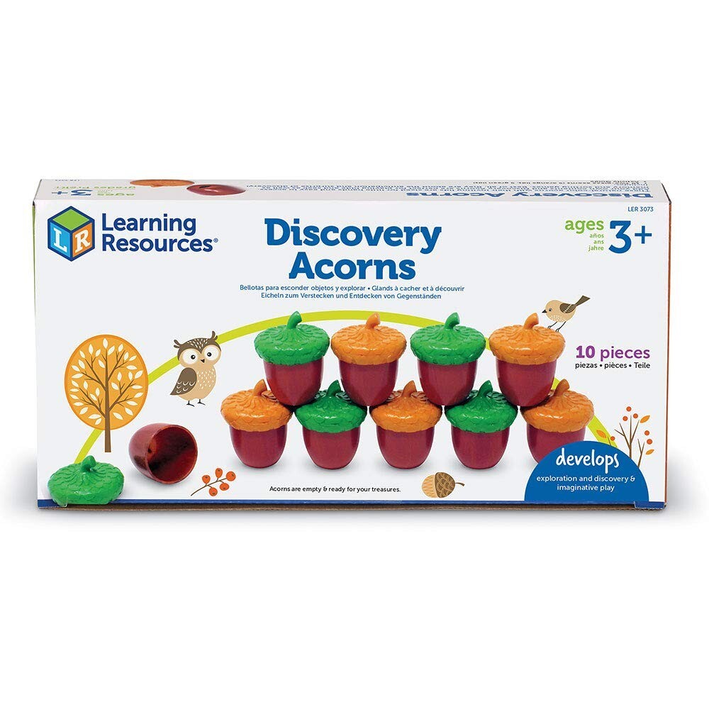NEW Learning Resources LER3073 Discovery Acorns Counting Set Colors
