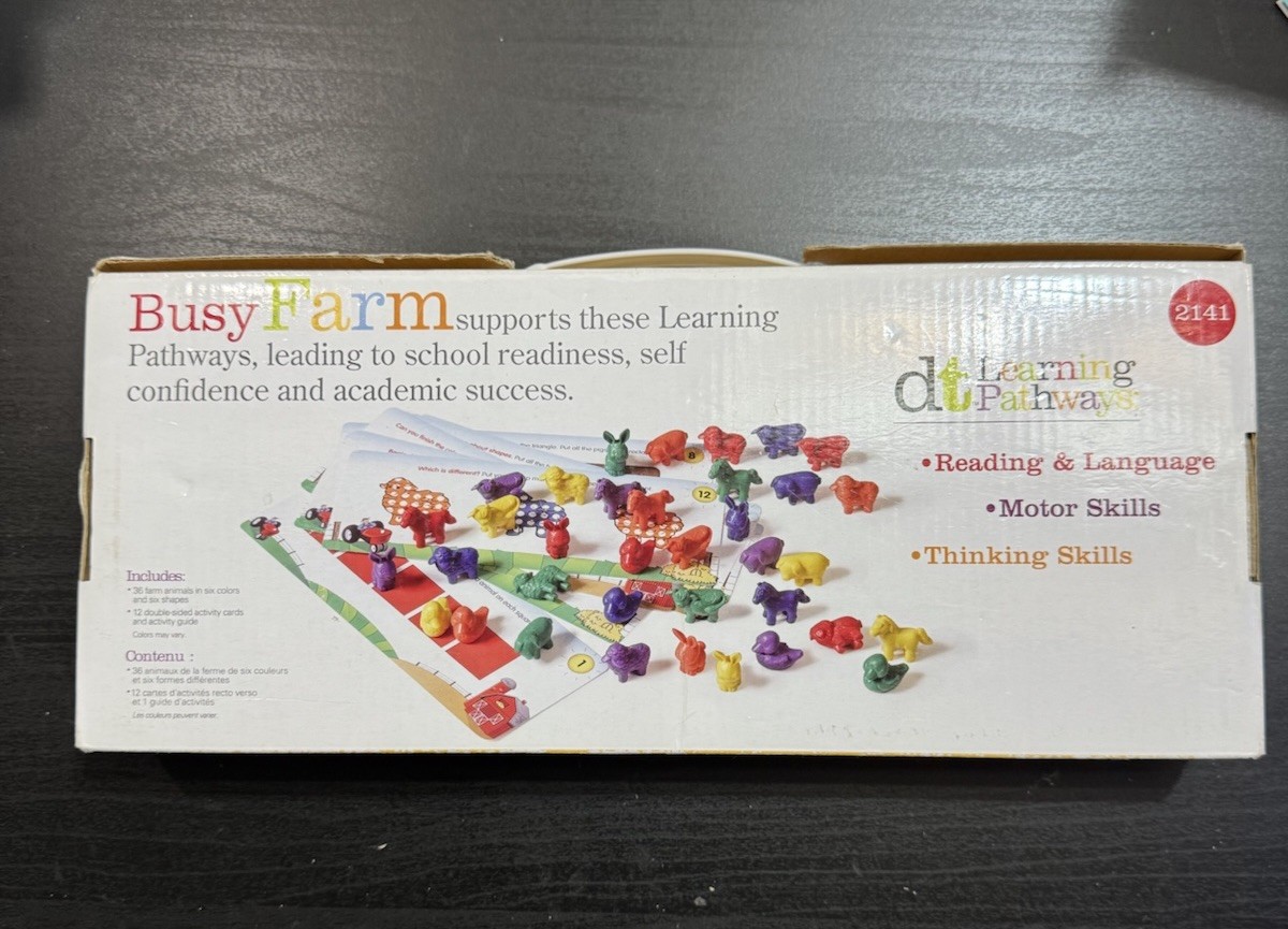 BUSY FARM Educational Reading, Language, Exploration, Motor Skills, Thinking Toy