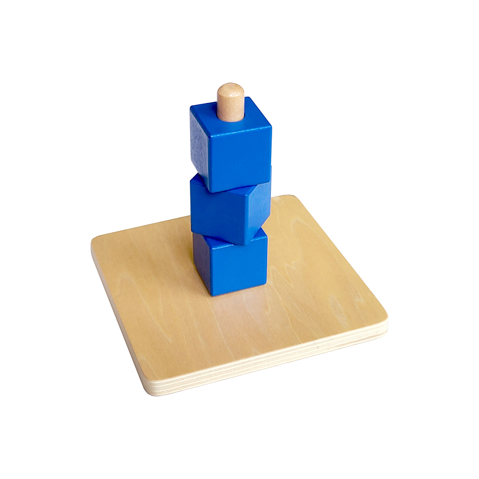 Cubes on Vertical Dowel – IFIT MONTESSORI INFANT / TODDLER MATERIAL