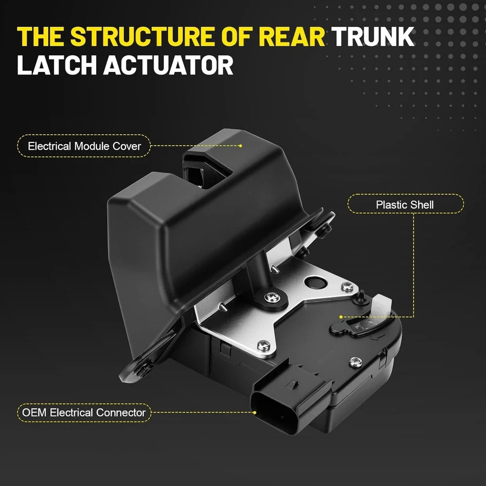 Rear Trunk Latch Tailgate Liftgate Door Lock Actuator for Hyundai Santa..