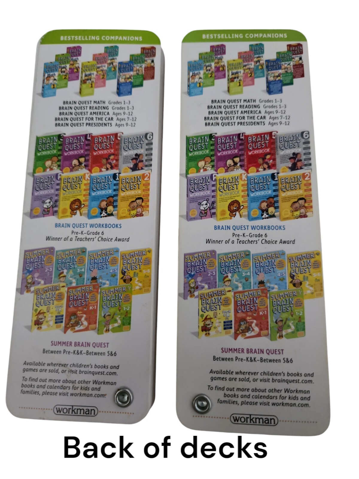 Brain Quest Kindergarten Ages 5-6 300 Questions & Answers Educational Sealed