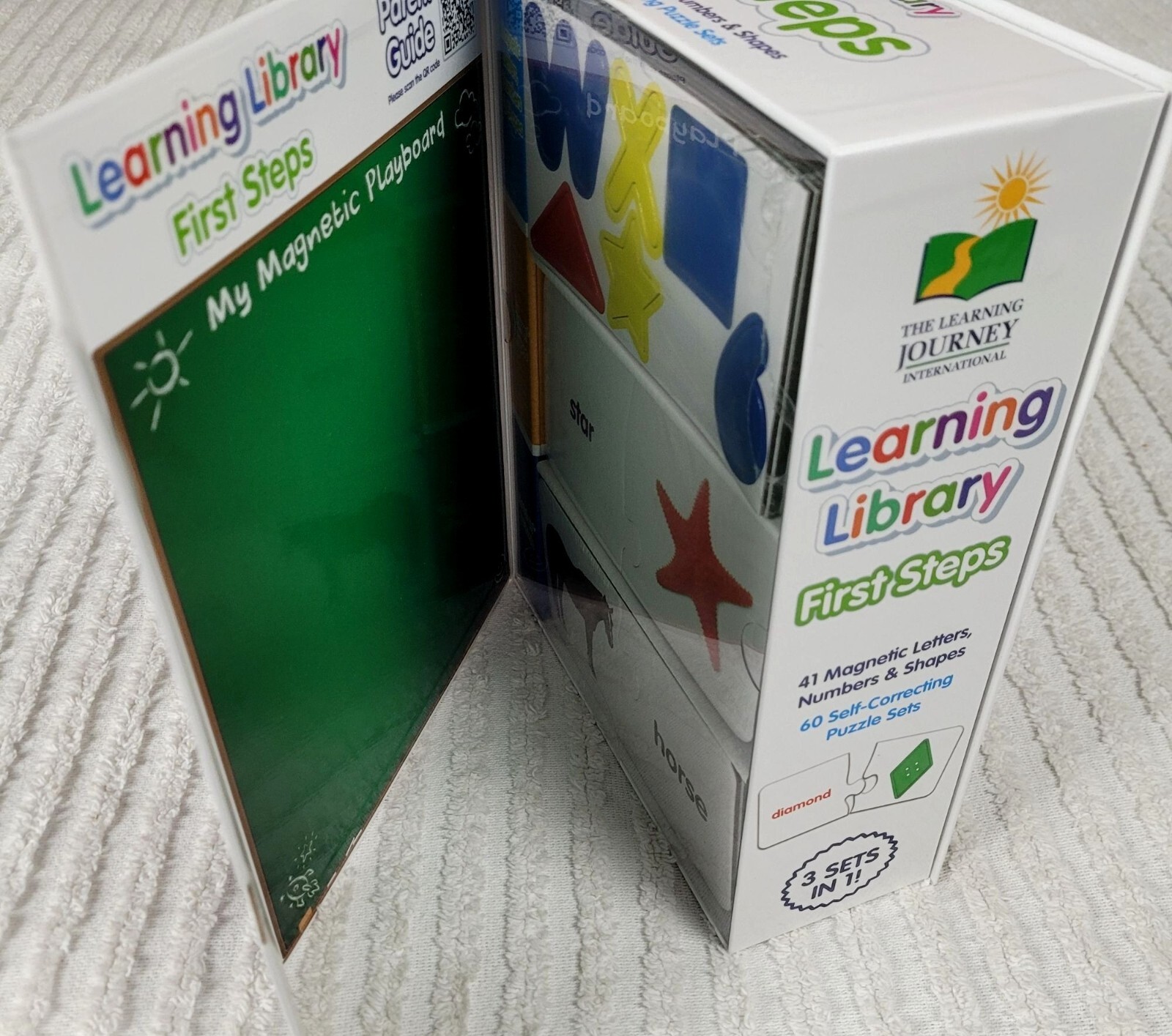 Learning Library First Steps Educational Set Letters Numbers Shapes Homeschool