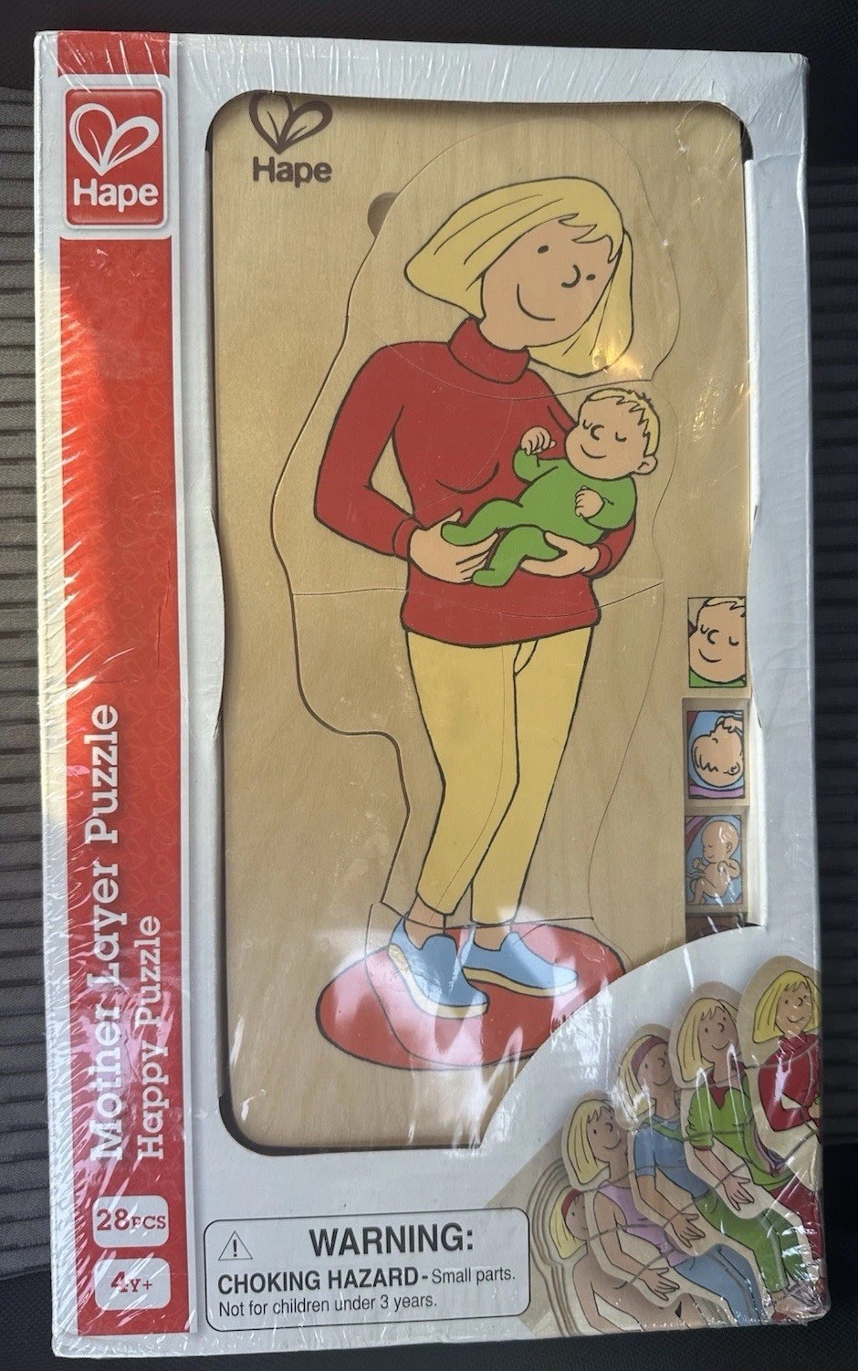 Hape Mother Layered Puzzle Educational Wood Puzzle Model BEL17024