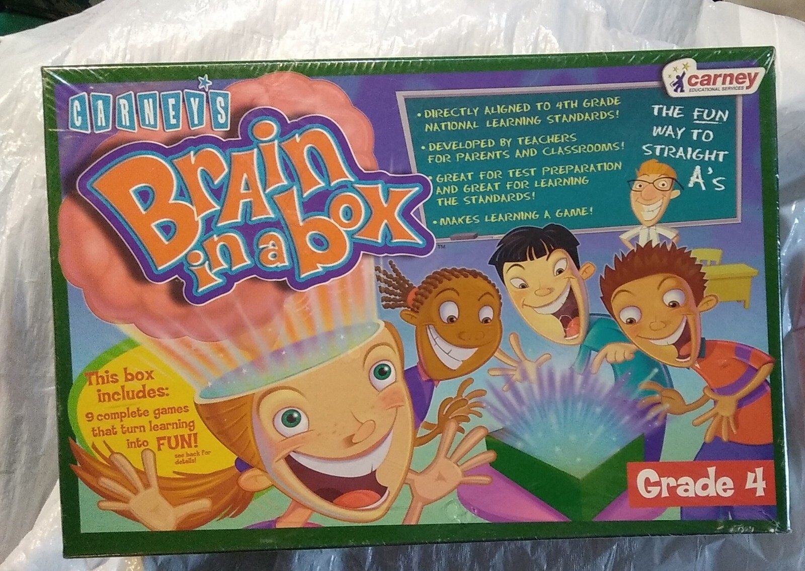 Carney’s Brain in a Box Grade 4 Educational Fun Homeschool 🆕