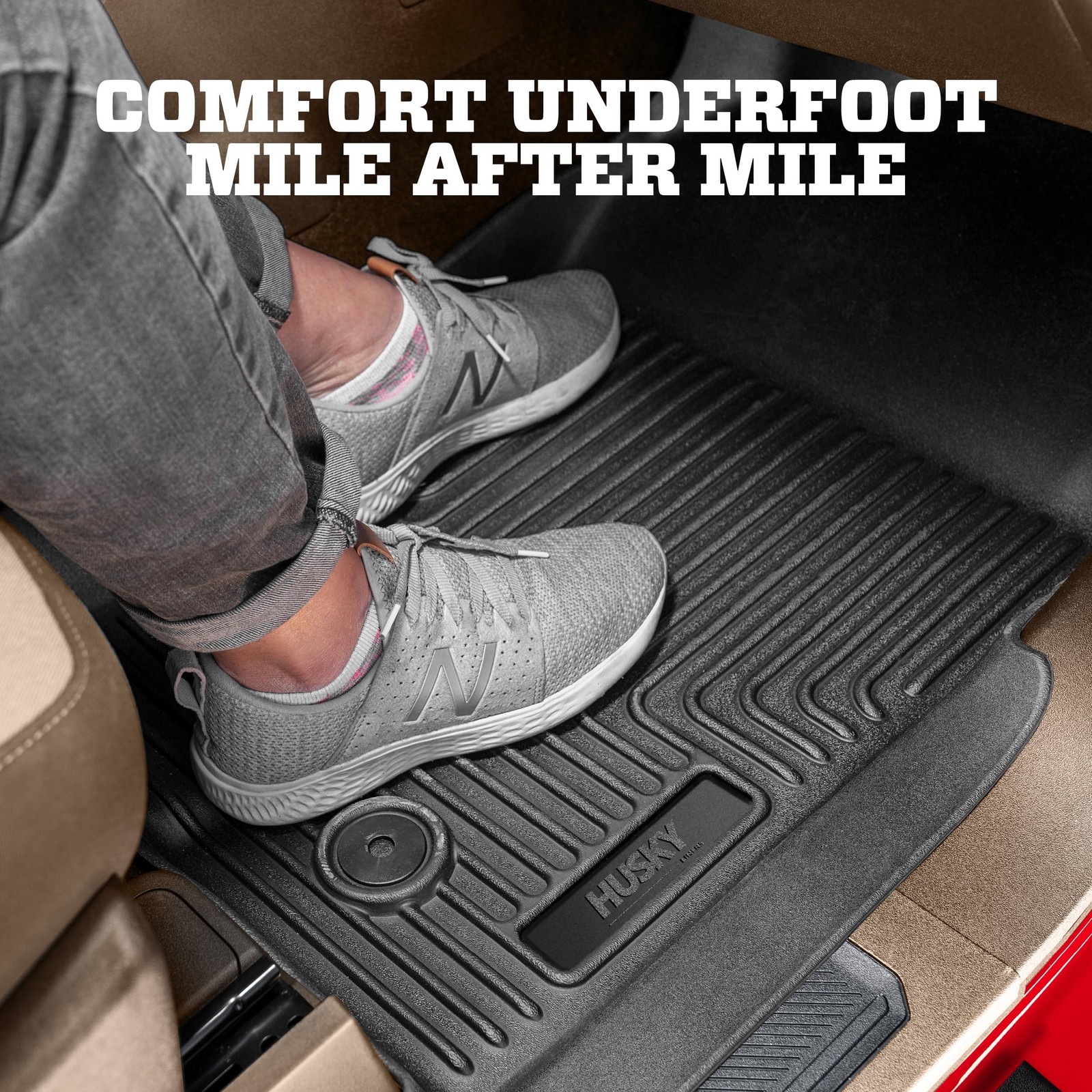 Husky Weatherbeater Floor Mats Custom Fit 2012-2016 Ford F250 F350 Crew Cab B…