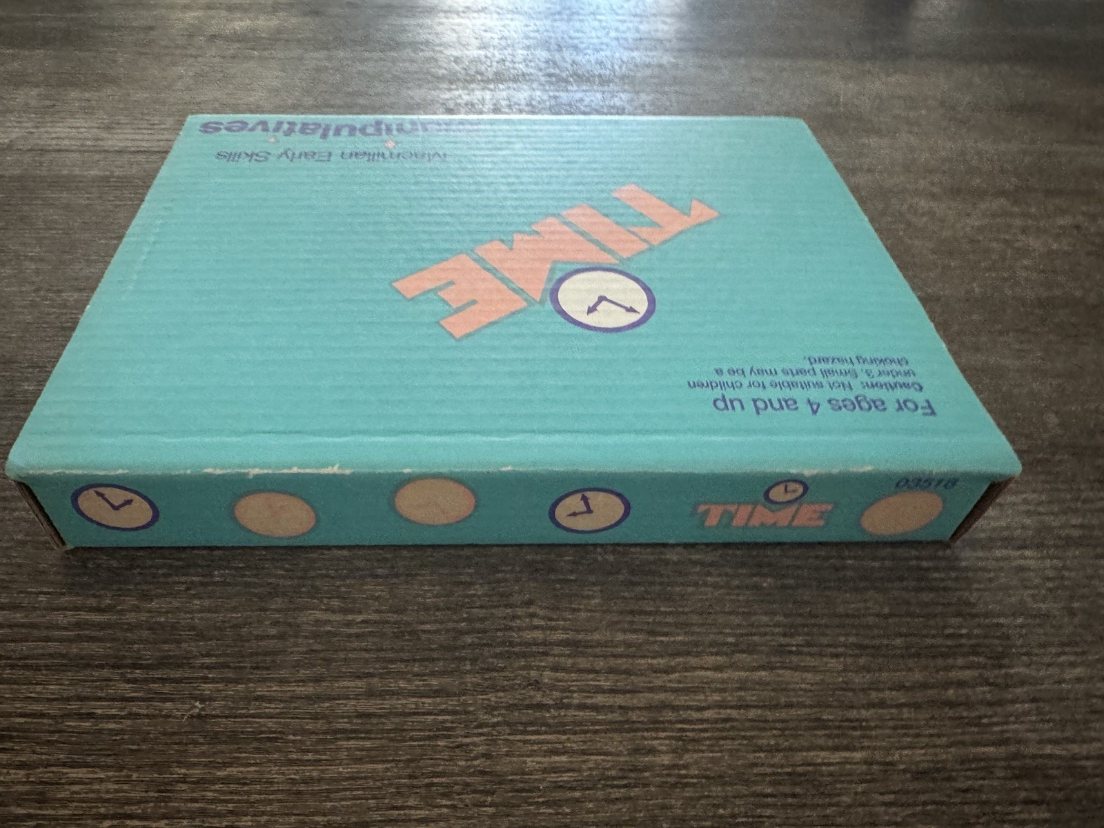 Macmillan Early Skills TIME manipulative SET Telling Time Cards & Clocks 90s