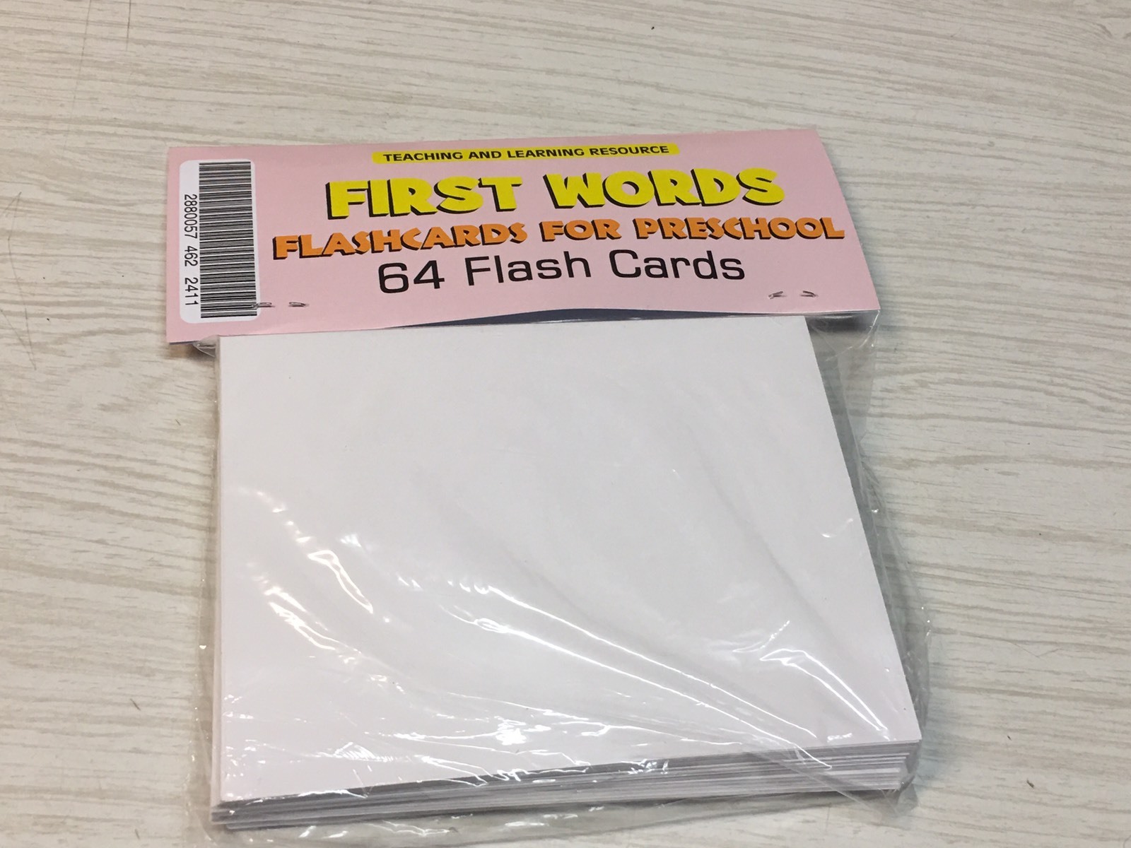 FIRST WORDS – Flashcards for Preschool 64 Cards- Speech Teaching supplies