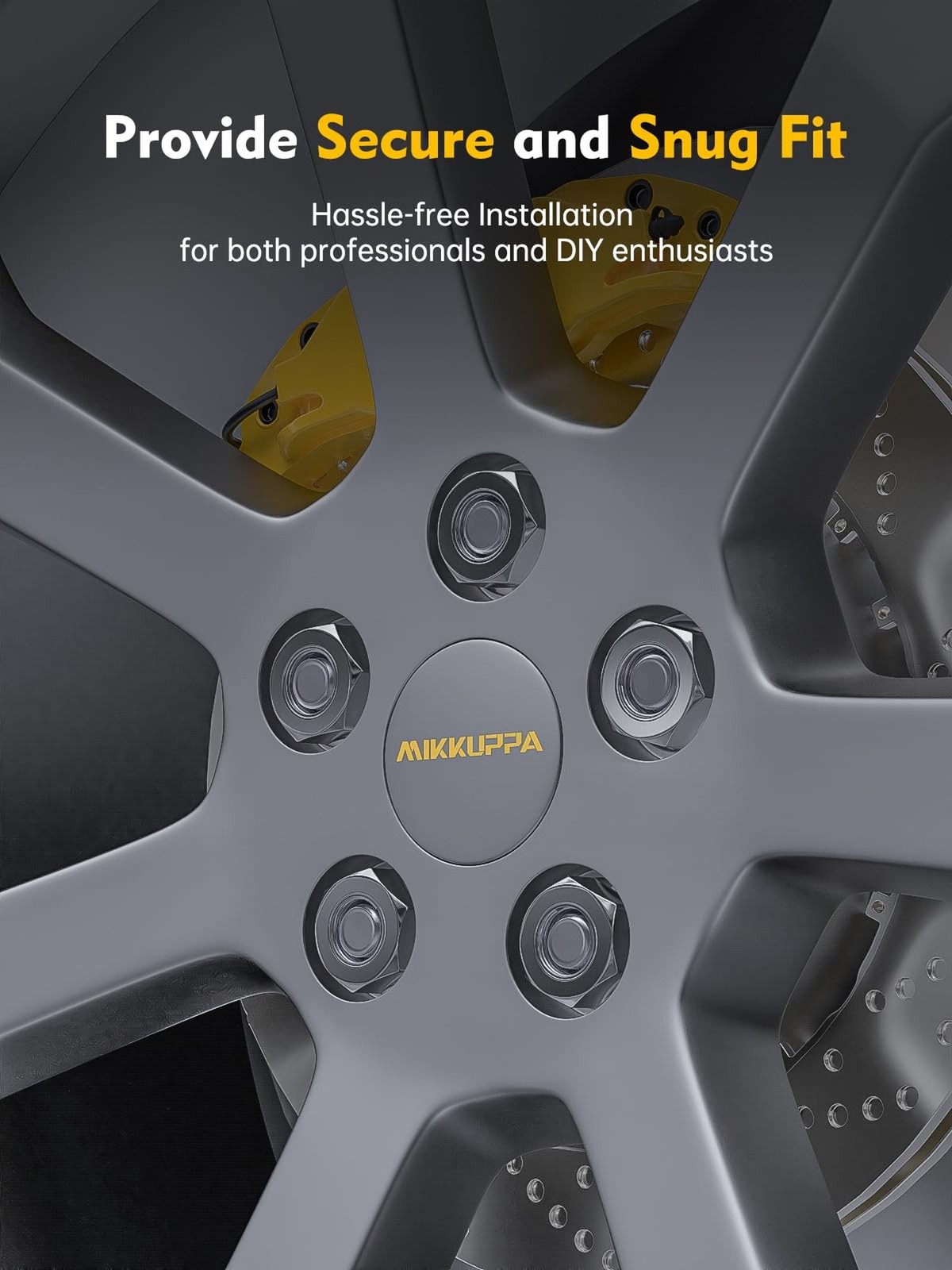 MIKKUPPA M14x1.5 Open End Lug Nuts – Replacement for Chevy Silverado GMC Sier…