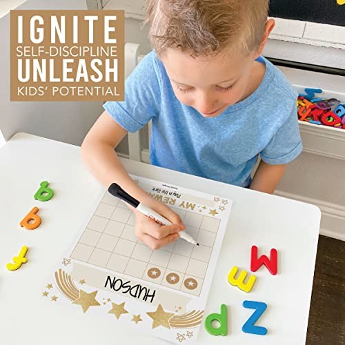 Sticker Chart for Kids Behavior at Home & Classroom – 25 Reward Chart for Kids