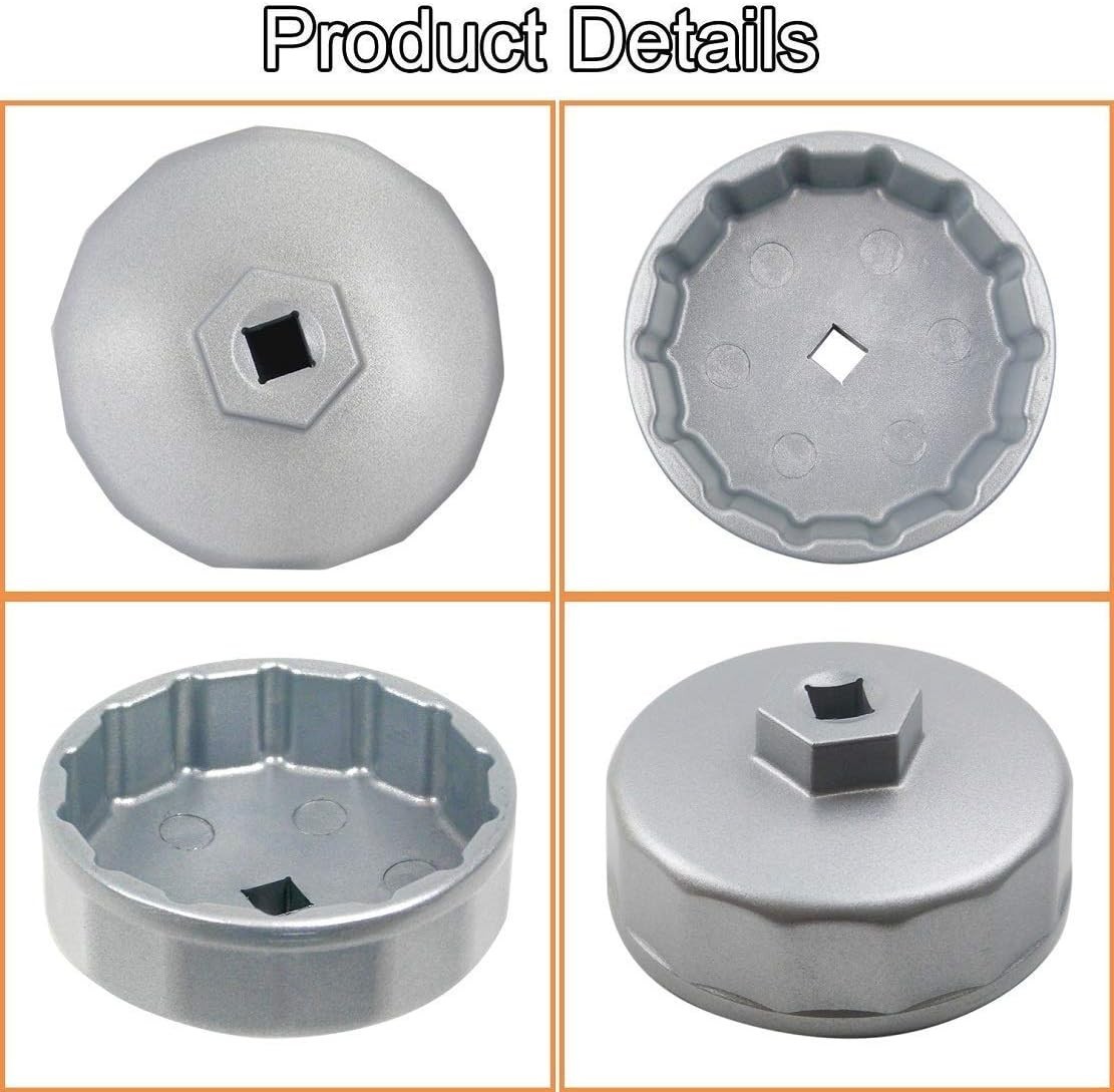 Heavy Duty 74mm 14 Flutes Oil Filter Wrench For Volkswagen, Mercedes Benz, VW,