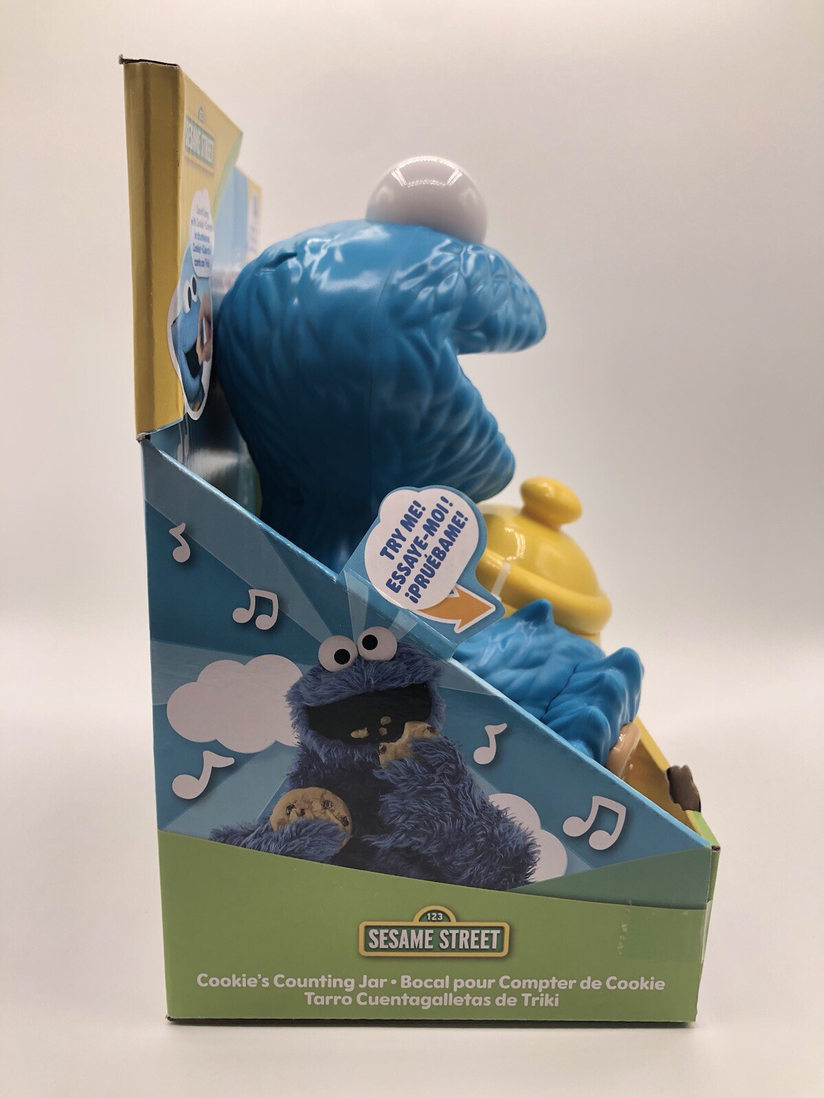 Sesame Street Cookie Monster’s Counting Jar Activity Toy +2 Yrs 12 pieces ￼3AAA