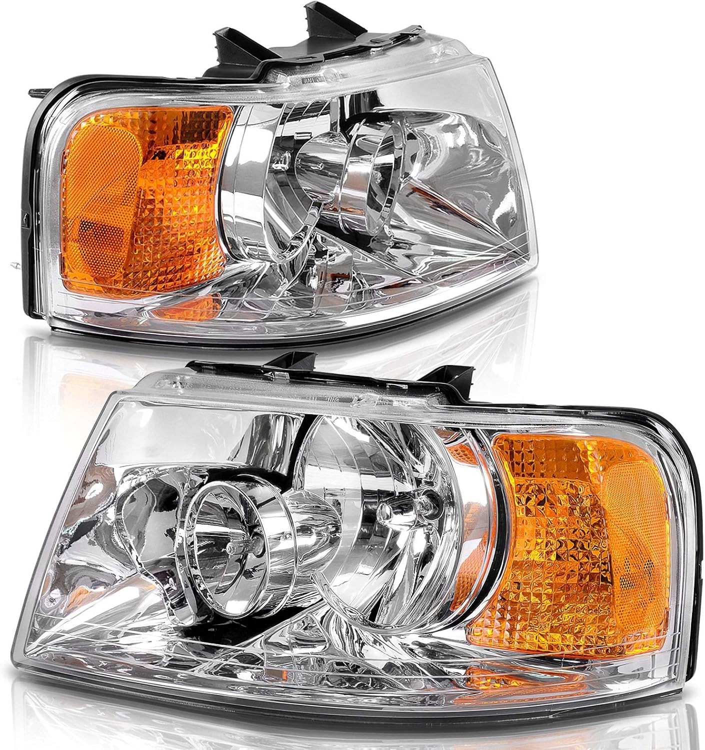 Headlights Assembly Compatible with 03 04 05 06 2003 2004 2005 2006 Ford Expedi