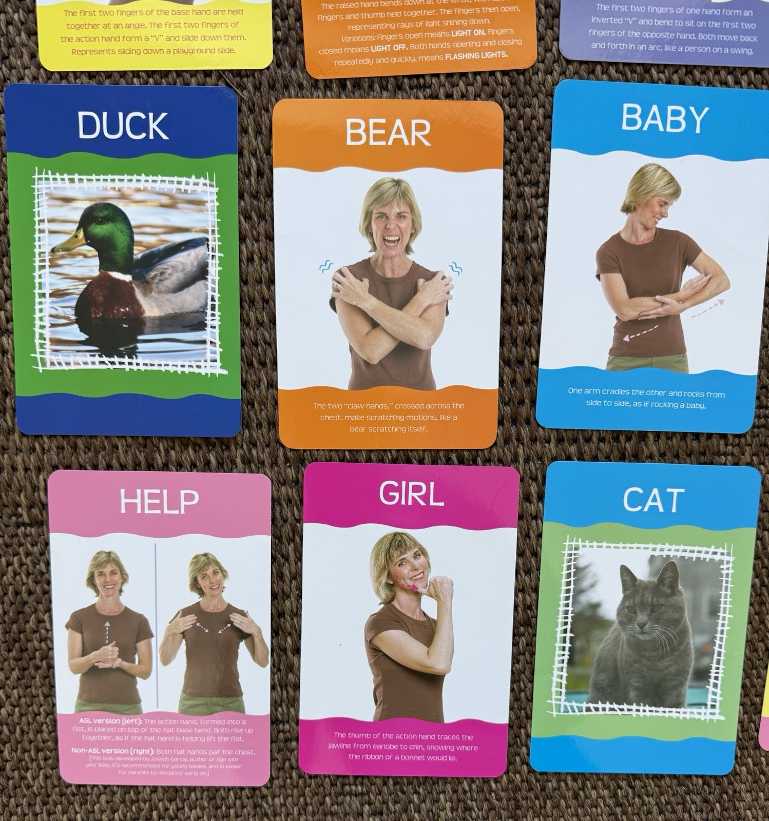 Baby Sign Language Flash Cards: A 50-Card Deck: 8601400167618: Briant, Monta Z.: