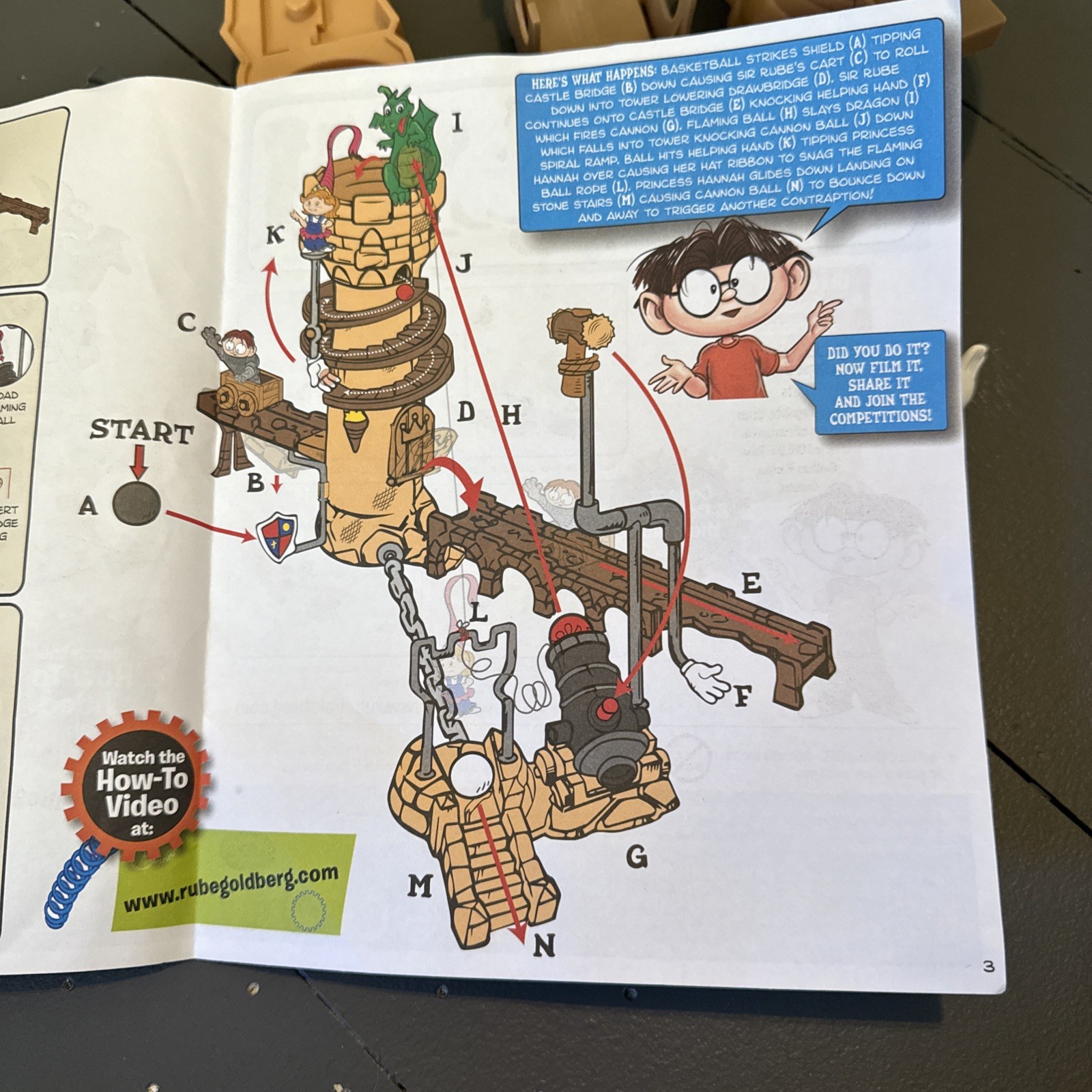 Wonderology Rube Goldberg The Castle Escape Challenge S.T.E.M. STEM no box