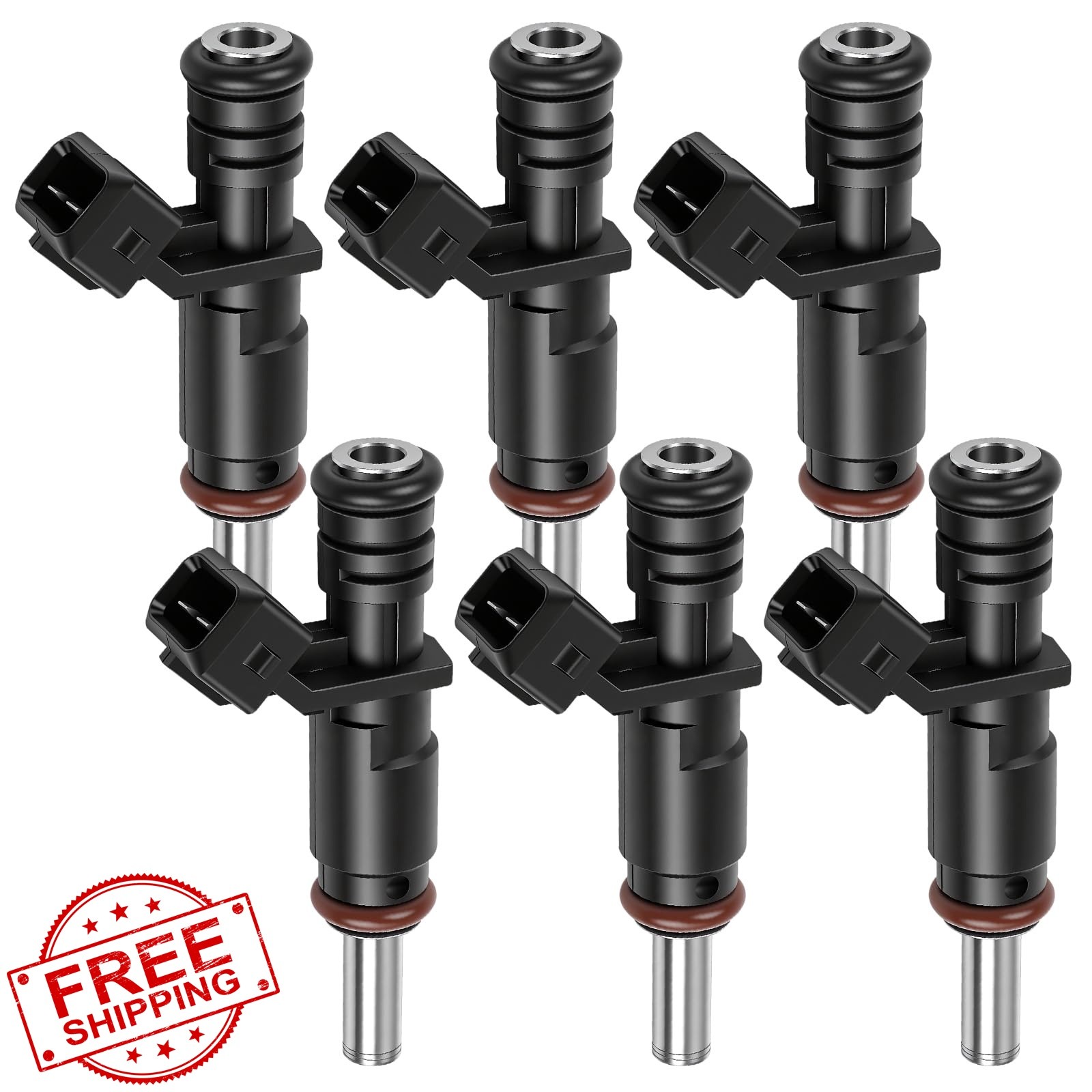 Autotiming Fuel Injectors Set of 6 for 328i 530i X3 X5
