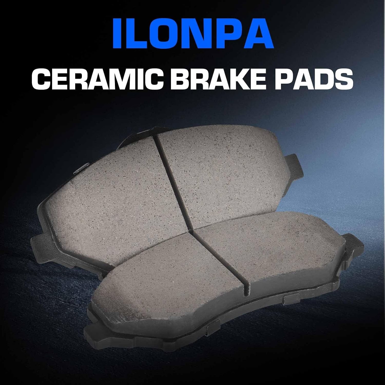 Ceramic Disc Brake Pads for Jeep Wrangler 2007-2017 Front Rear Set