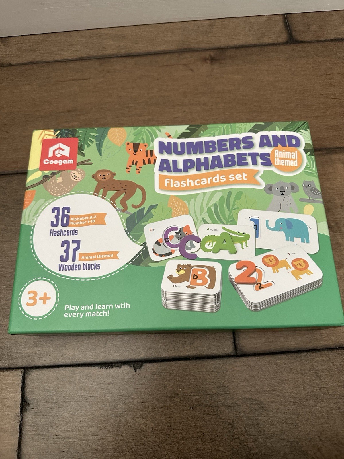Coogam Numbers And Alphabet Flashcard Set