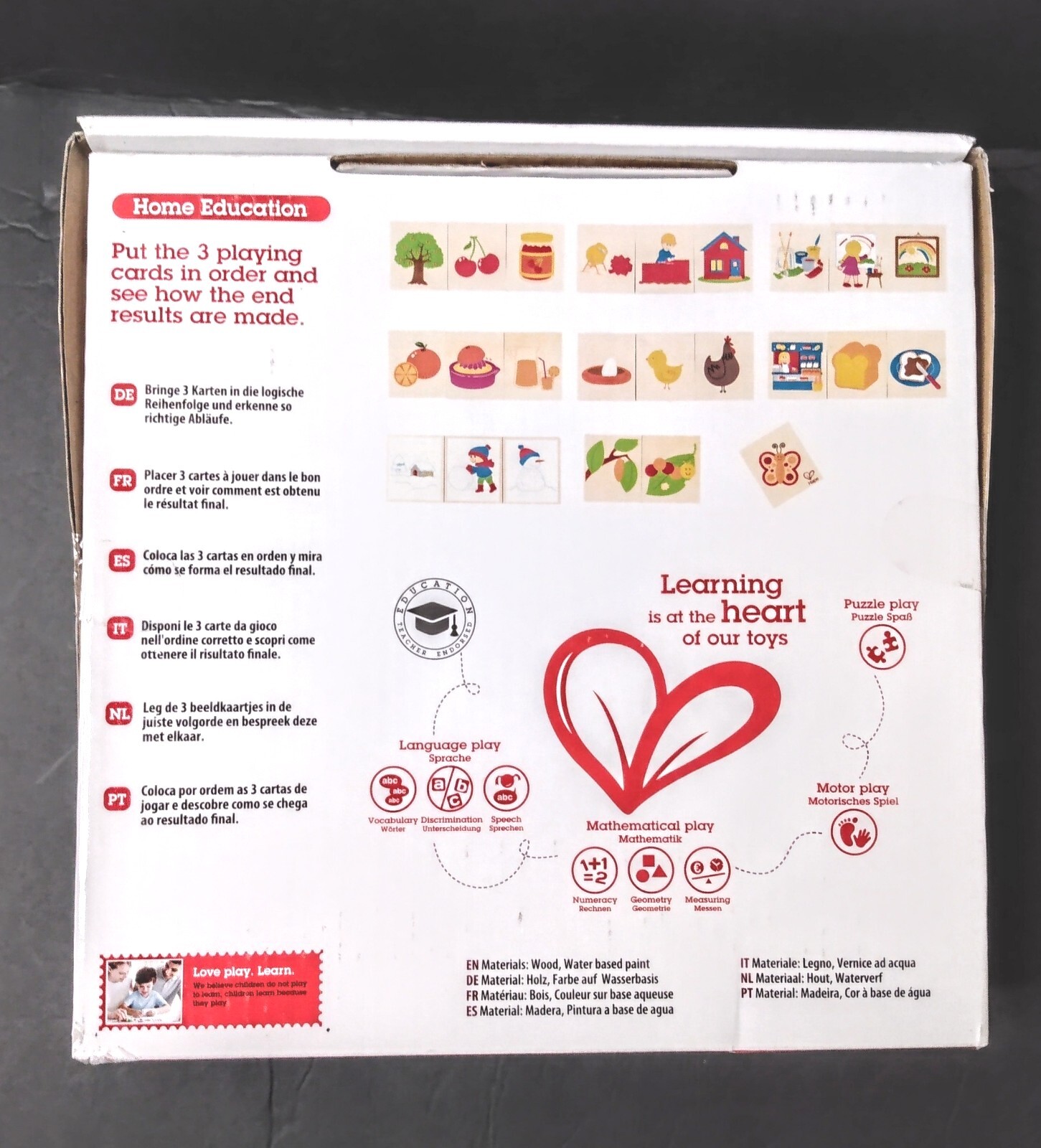Hape Learning Home School 4+ yrs – Early Education Puzzle Solving Skills – New