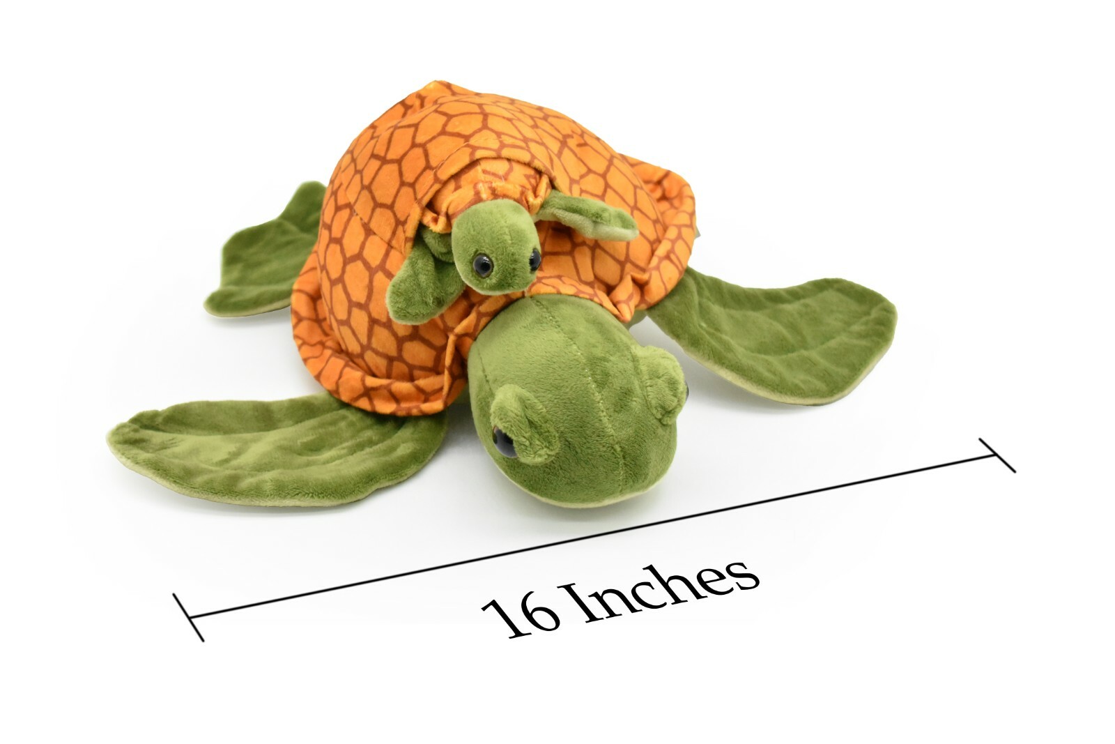 Sea Turtle with Baby, Super Soft Stuffed Plush Animal Toy, 15″ CWG165 B411