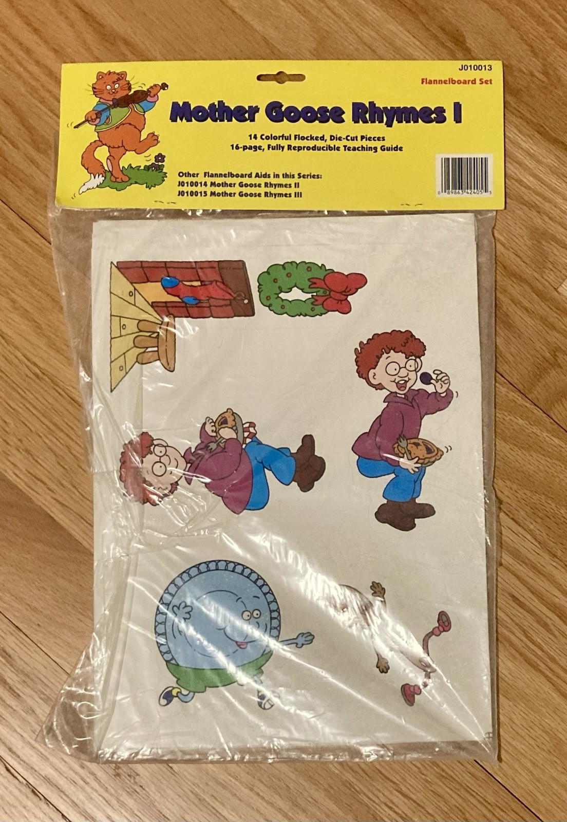 Judy Instructo Mother Goose Rhymes I II III Flannel Board Set FACTORY SEALED LOT