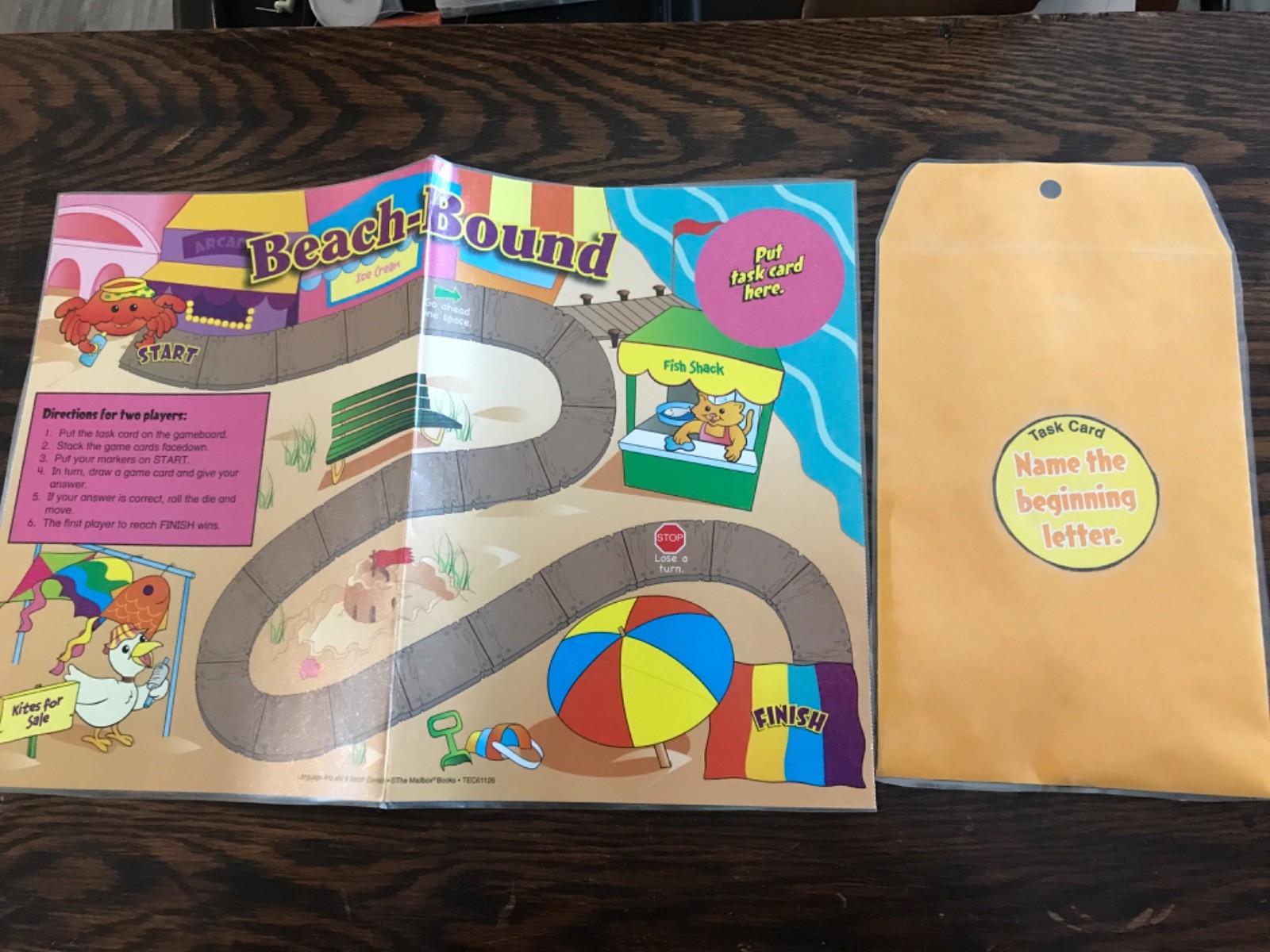 Beach Bound! beginning sounds teacher game resources kindergarten