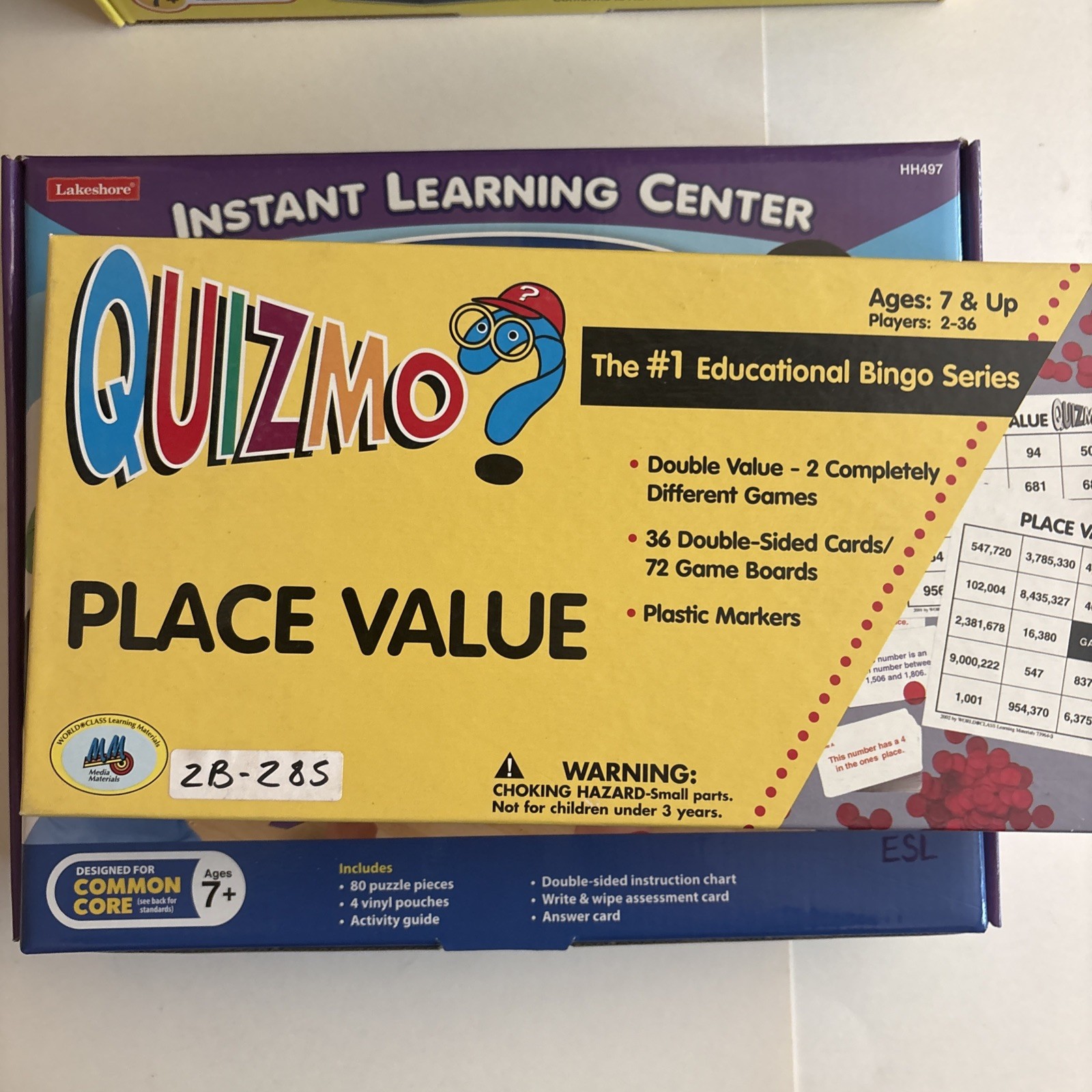 Learning Center Lakeshore Activity Set Lot Of 9 Games 7+ Homeschool Education