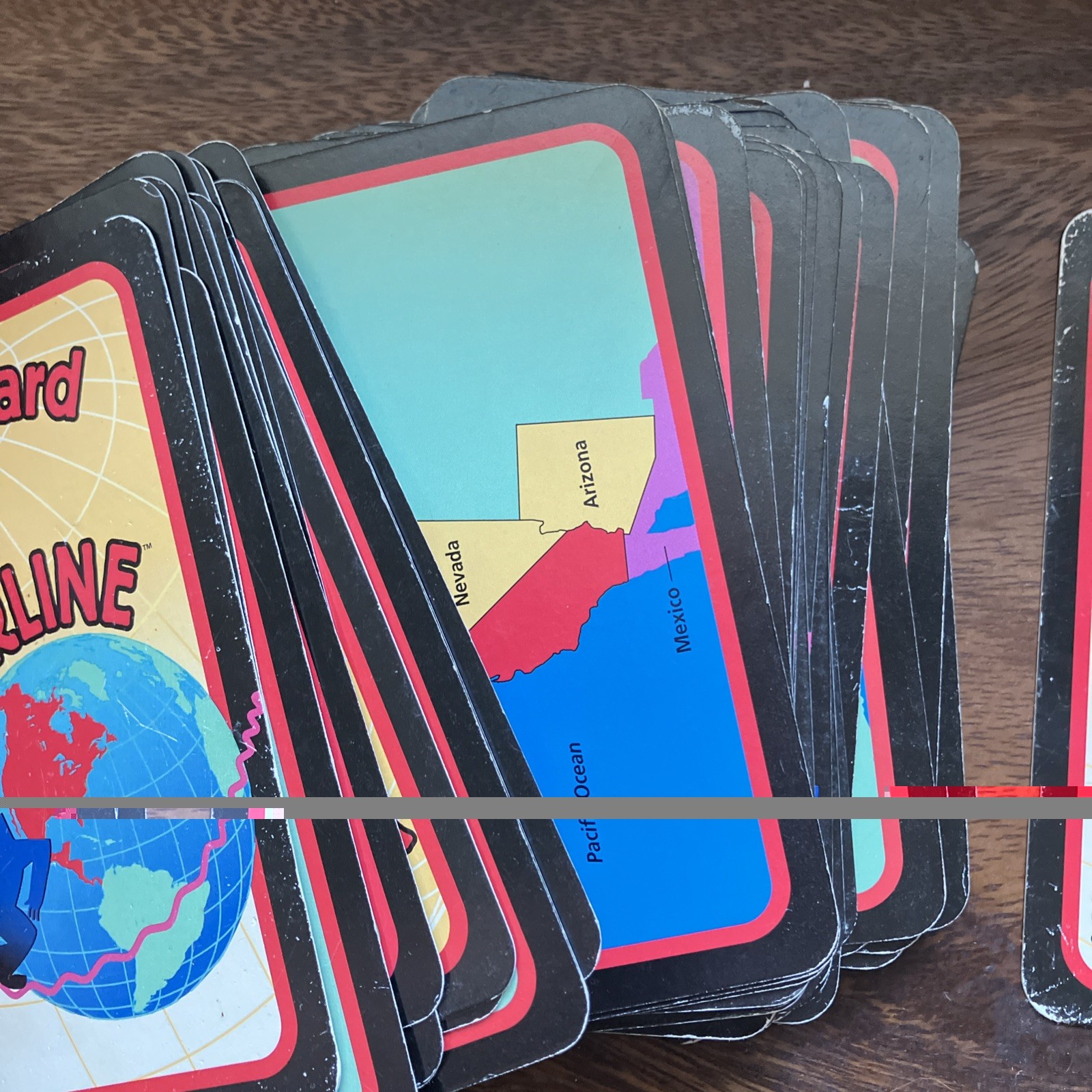 Borderline Games USA Edition Vintage Geography Card Game
