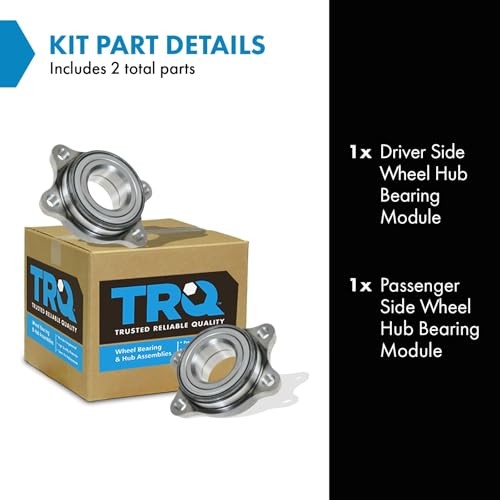 Front Wheel Hub Bearing Modules Driver Left Side & Passenger Right Side 2