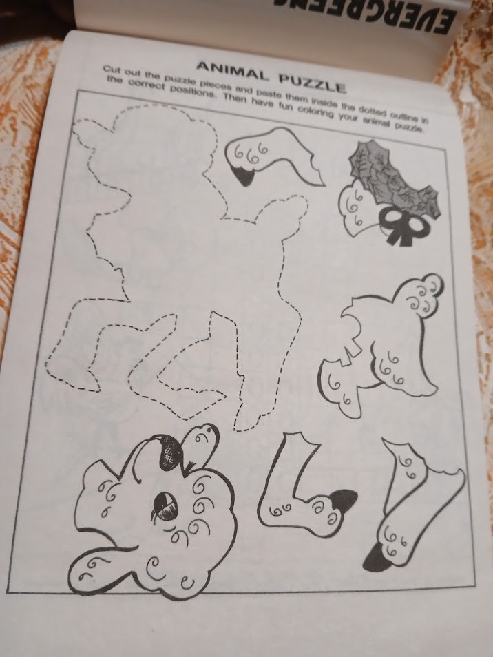 Playmore Inc. Christmas Fun Pad Maze Coloring Games Dot To Dot Picture Words New