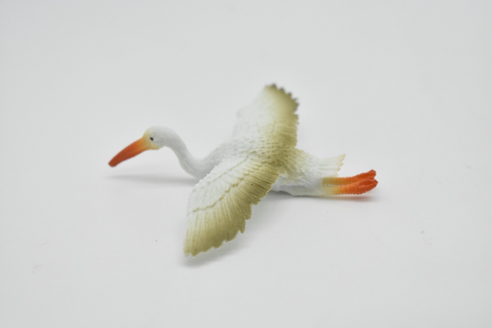 Stork, Flying, Toy Bird, Very Nice Plastic Model 3 Inch F613 B124
