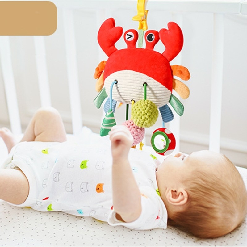 Bright Developmental Cloth Mobile Plaything Easy Installation Infant Visual