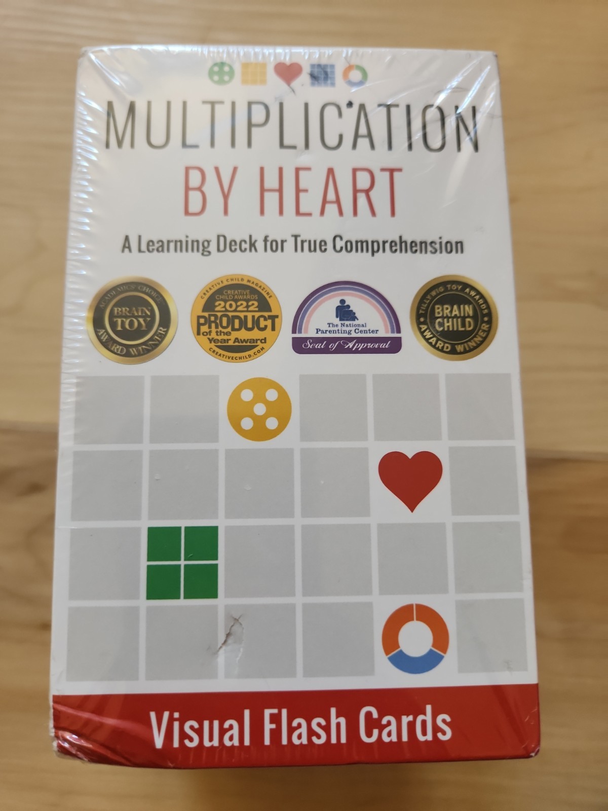 Math for Love Multiplication By Heart Visual Flash Cards for Multiplication