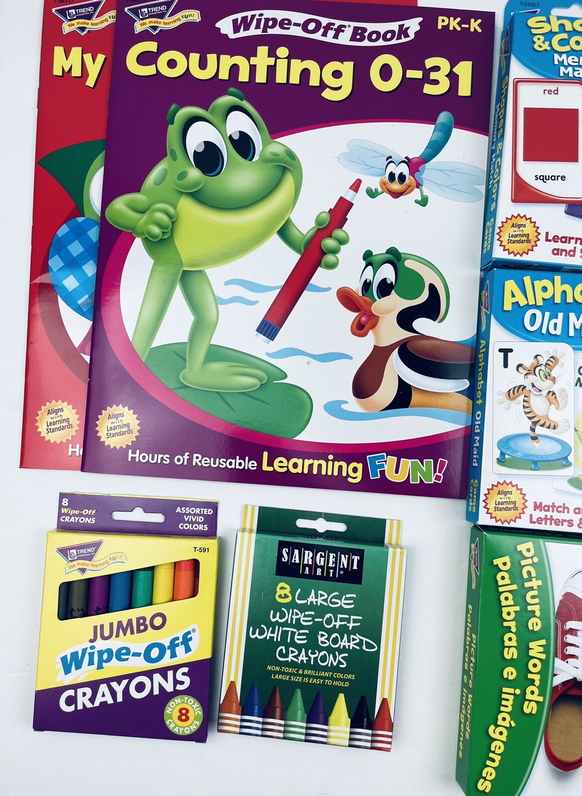 Trend Enterprises Inc. Fun-To-Know Puzzles Easy Words 10 PIECE BUNDLE
