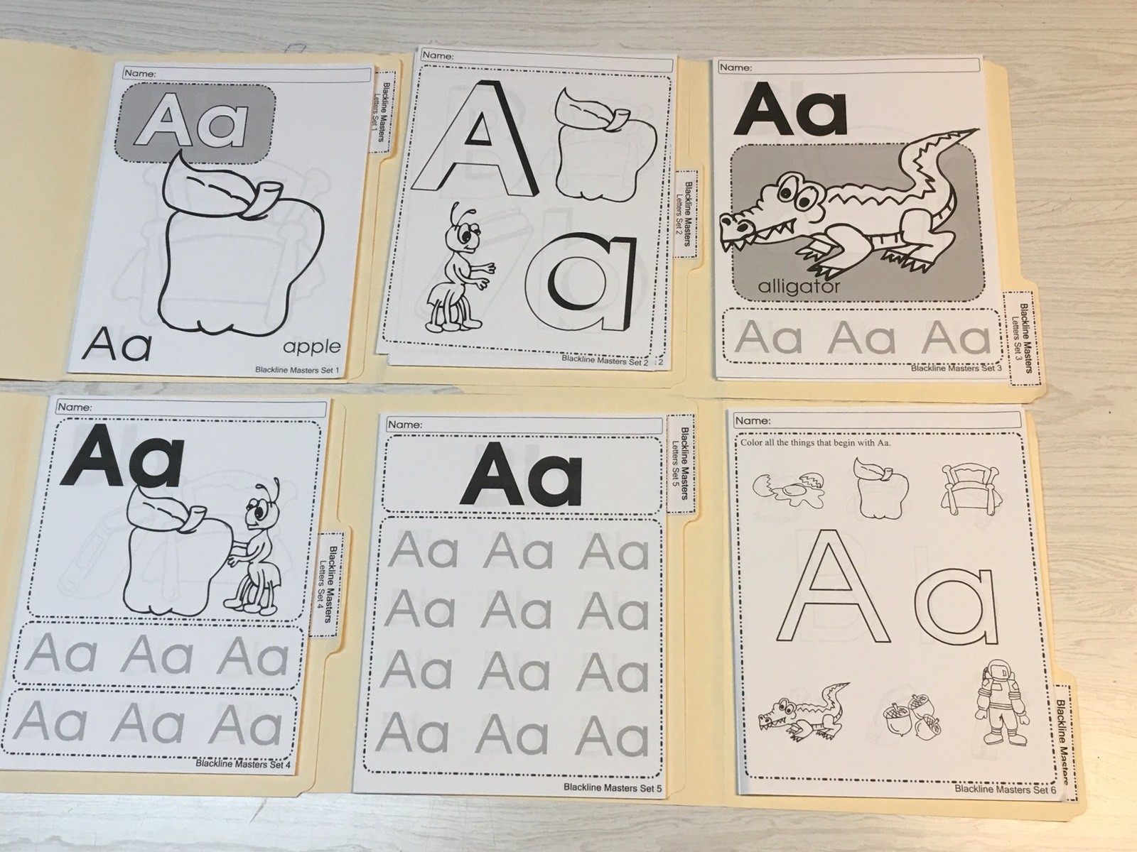 Learning Resource – Preschool WORKSHEETS 300+ pgs Letters & Numbers Sets