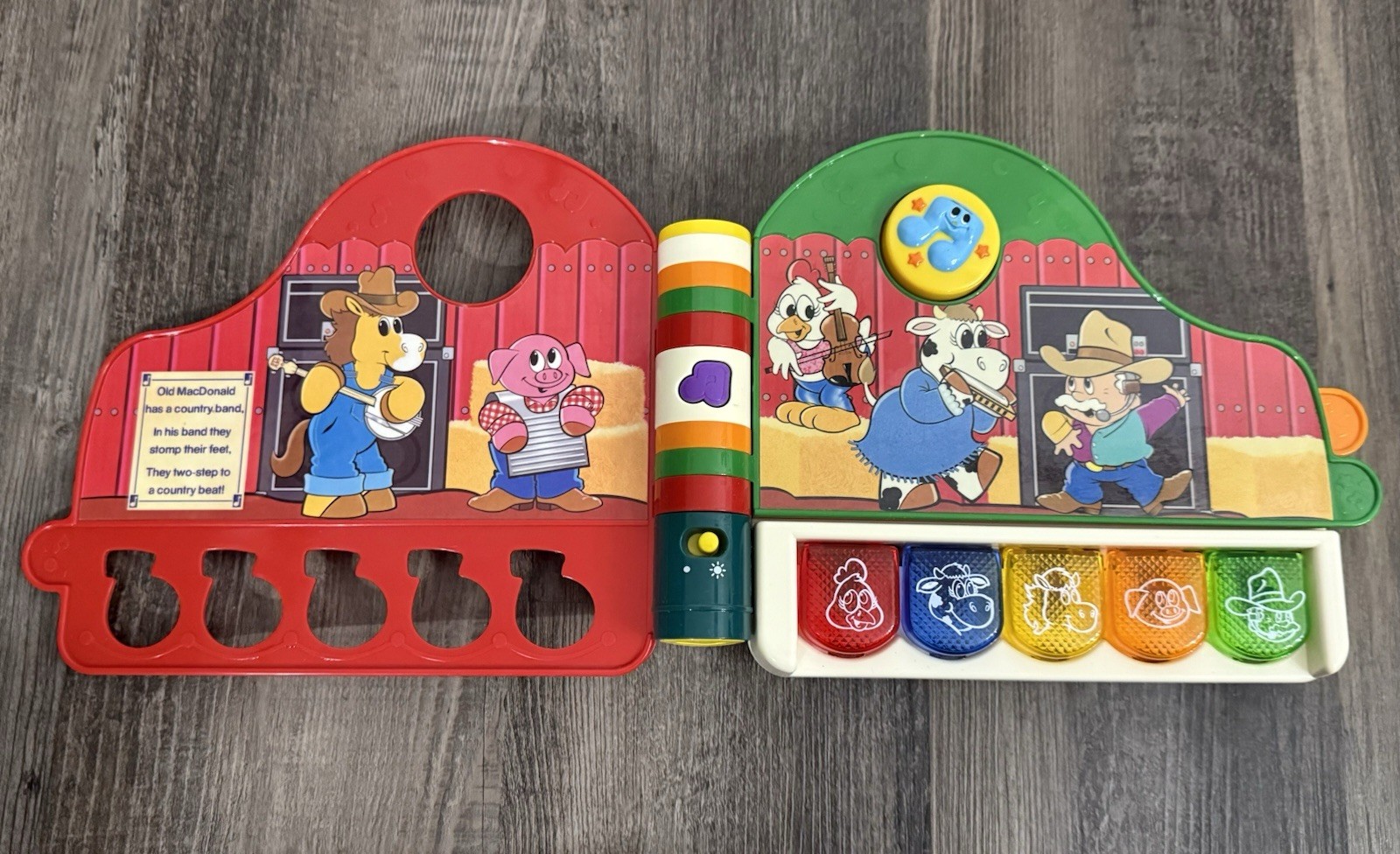 Rare VTech Smart Start STORYTIME PIANO – Interactive Storybook, Vintage, Works!