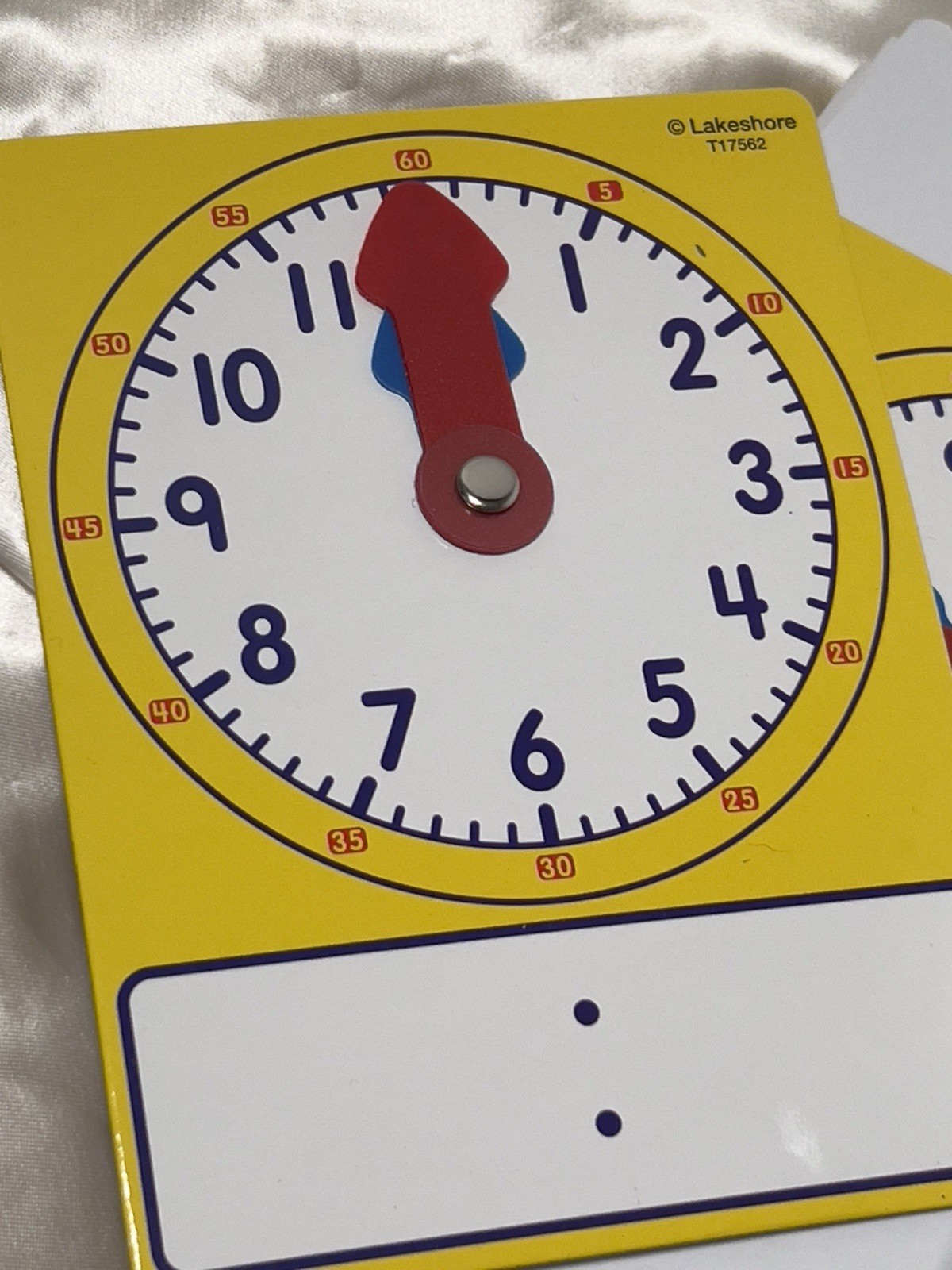 Lakeshore Write & Wipe Student Clocks – Set of 5 (Originally a 10-Pack) –