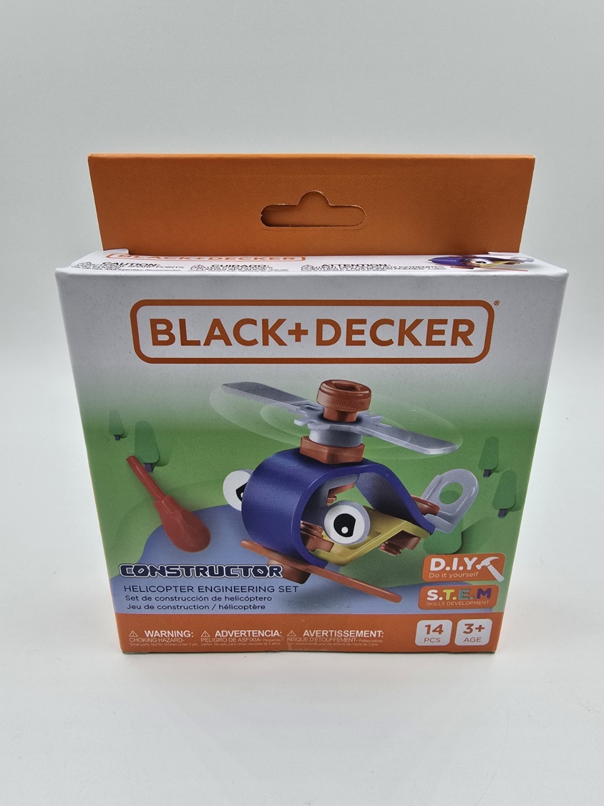 Black + Decker Constructor Helicopter Engineering Set S.T.E.M Skills Development
