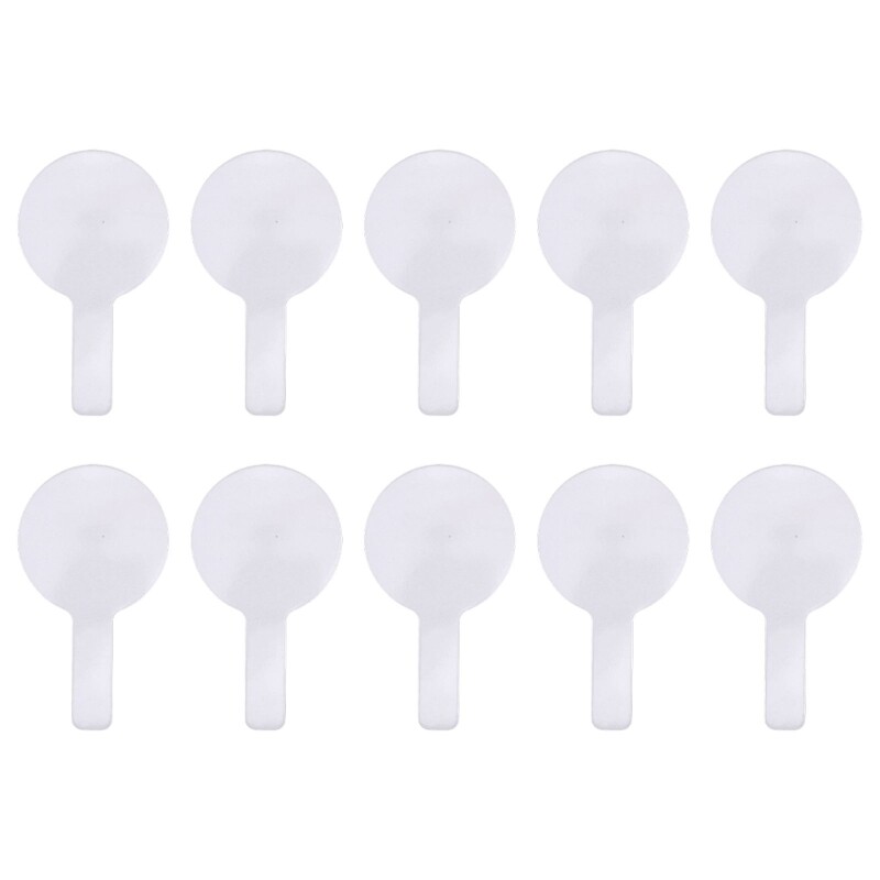 10Pcs Double Sided Answer Paddle Small Handheld Whiteboard for Classroom Office