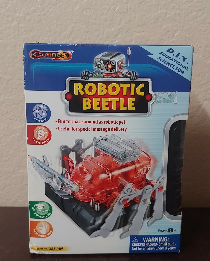 Robotic Beetle Connex Kit 38814 by Tedco Toys Stem Science Biology Robot Builder
