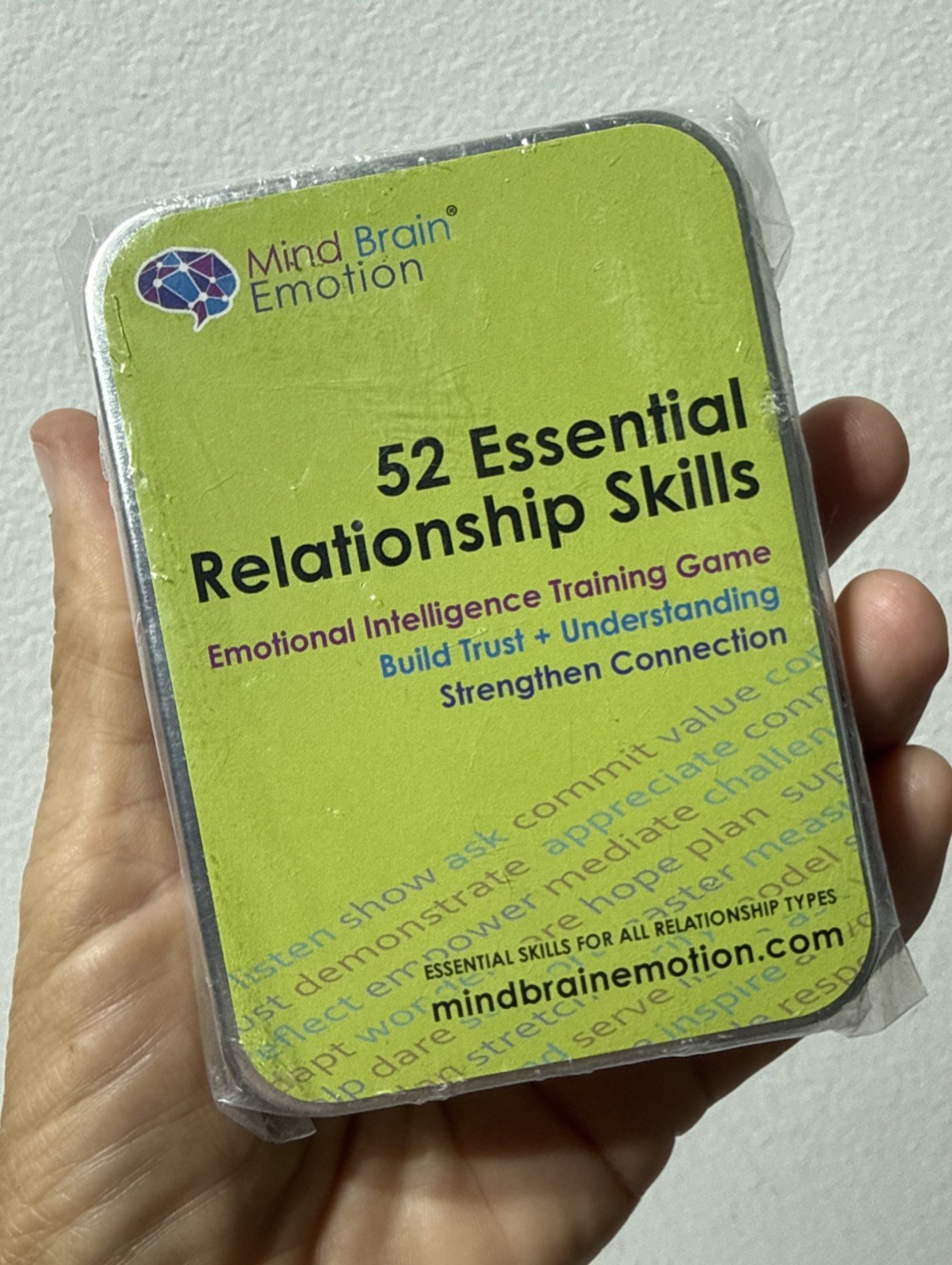 Mind Brain Emotion 52 Essential Relationships Skills Intelligence Training Game
